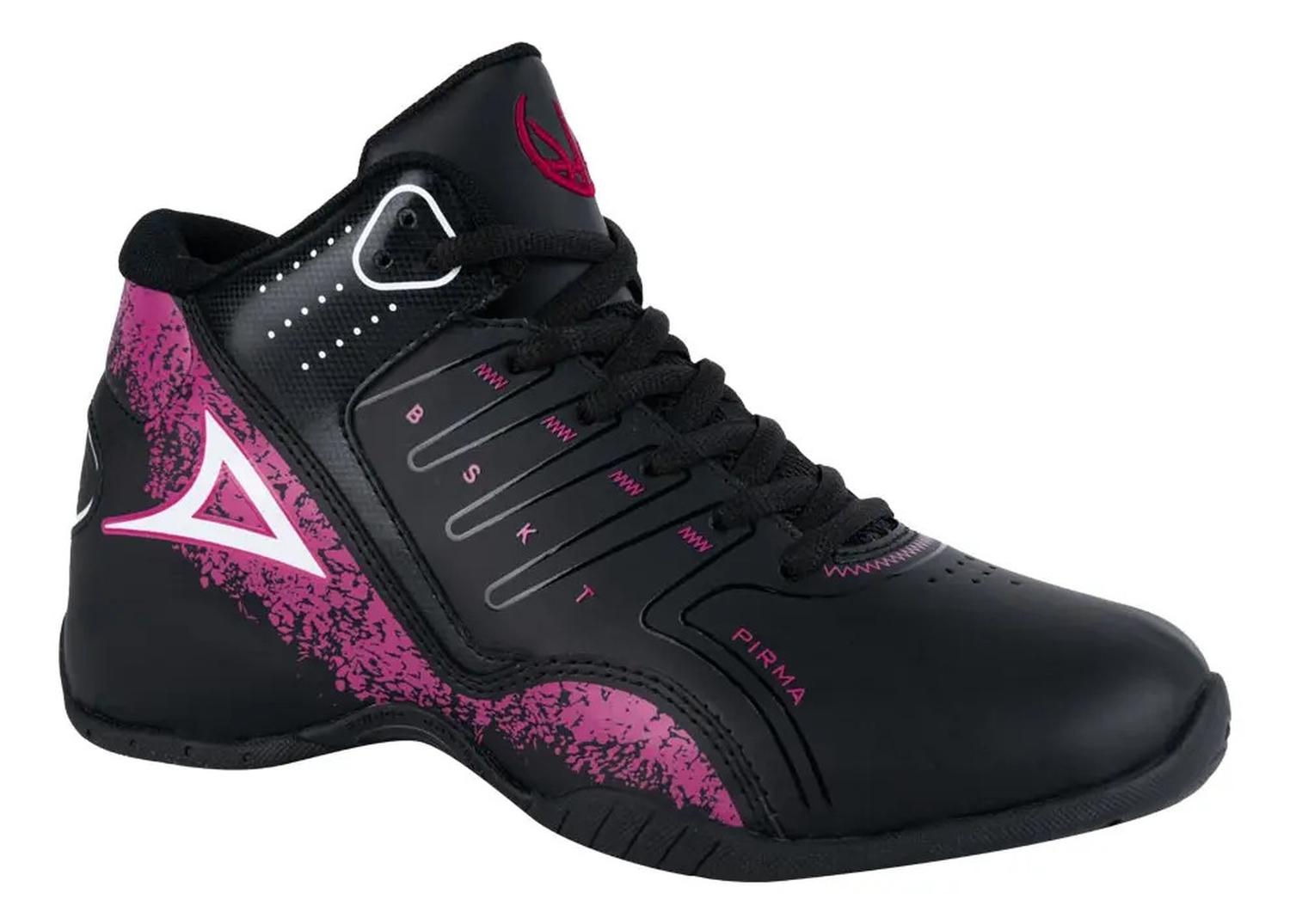 Tenis Bota Pirma Dama Sneaker Basketball Craquelado 1260559 — imagen 2