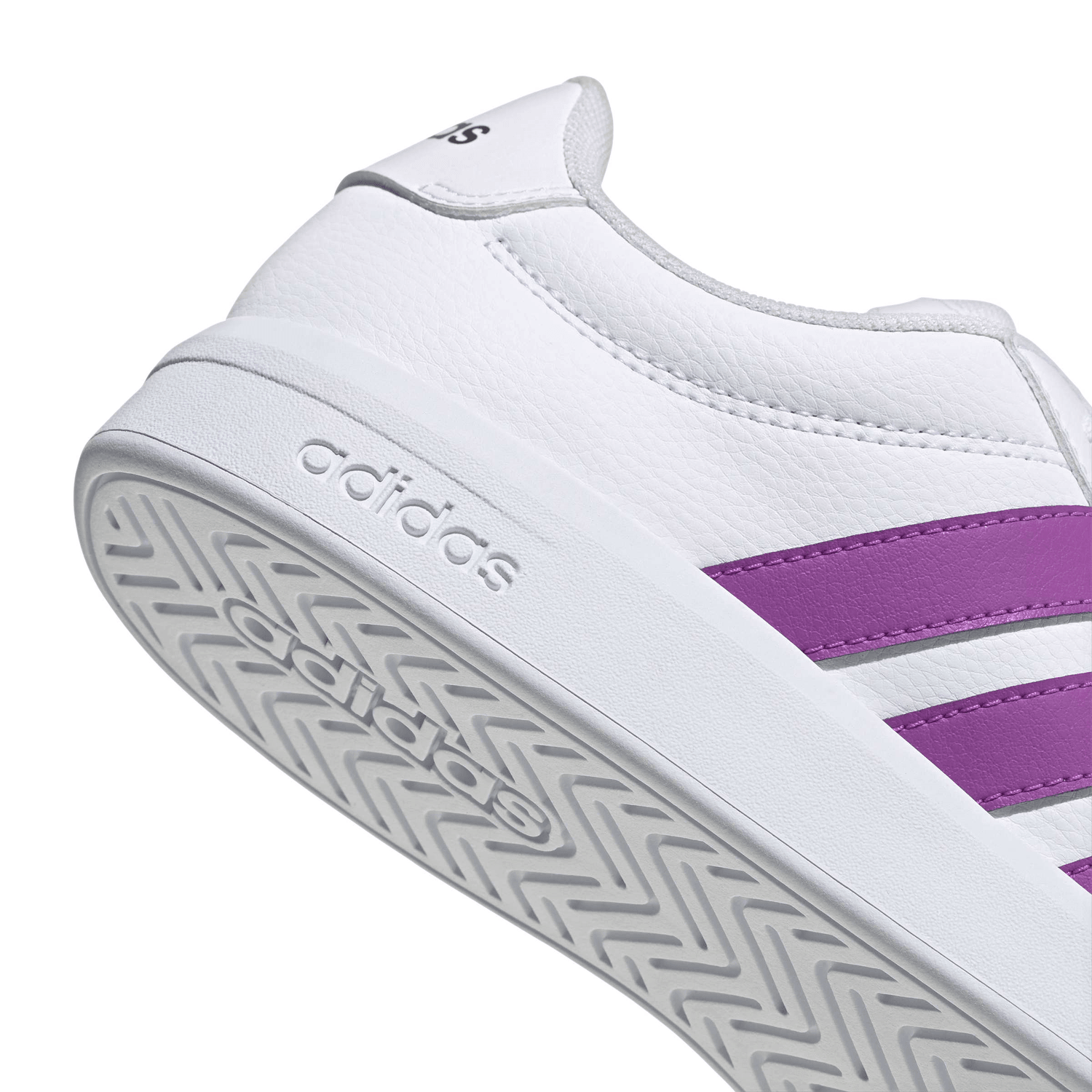Tenis Adidas Grand Court Base 3.0 Dama Blanco Casual Mujer — imagen 7