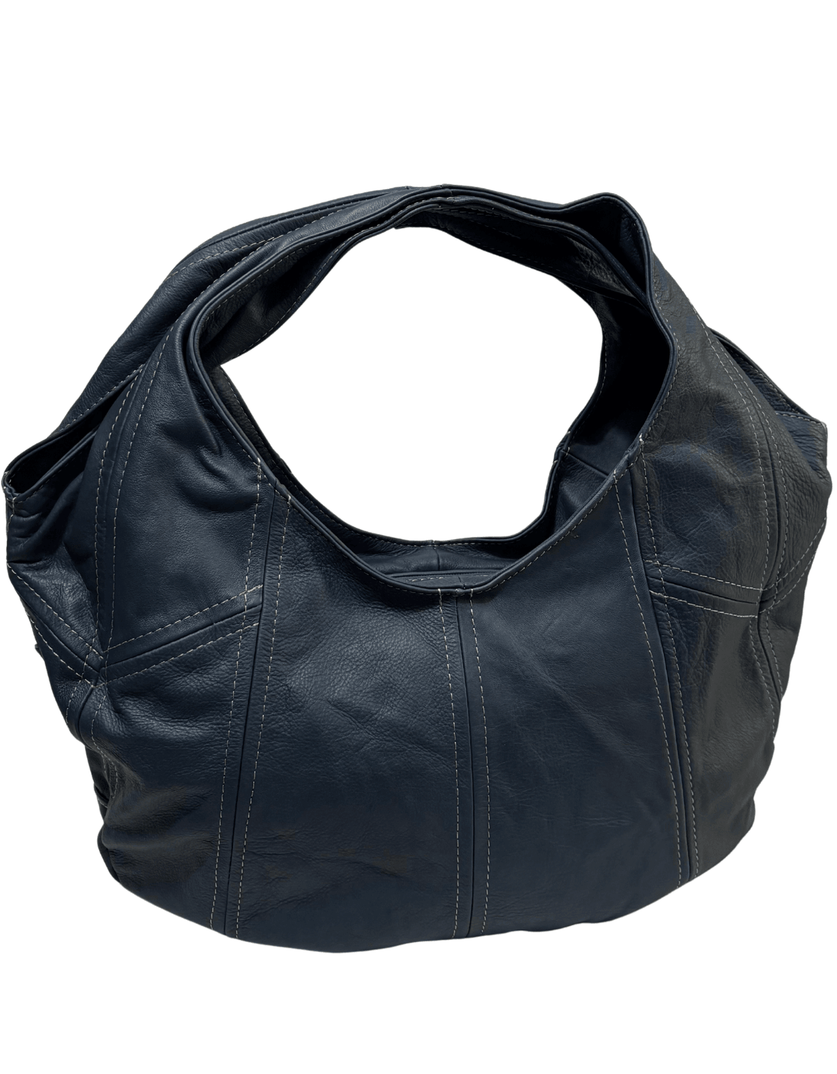 Bolsa Hobo de Piel Negra para Dama Grande JF76 Med — imagen 12