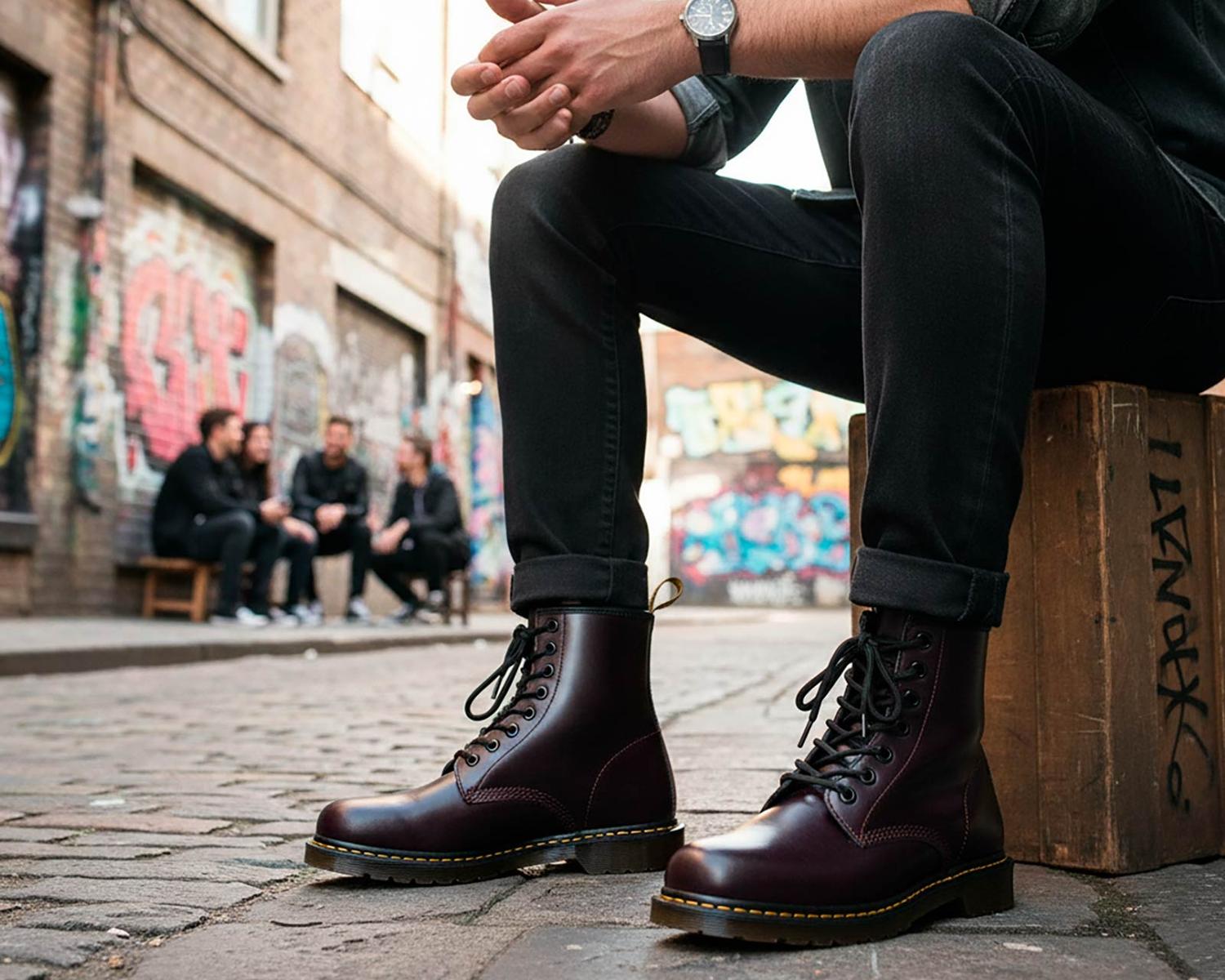 Bota Casual Hombre Workland 71300 Vino — imagen 9