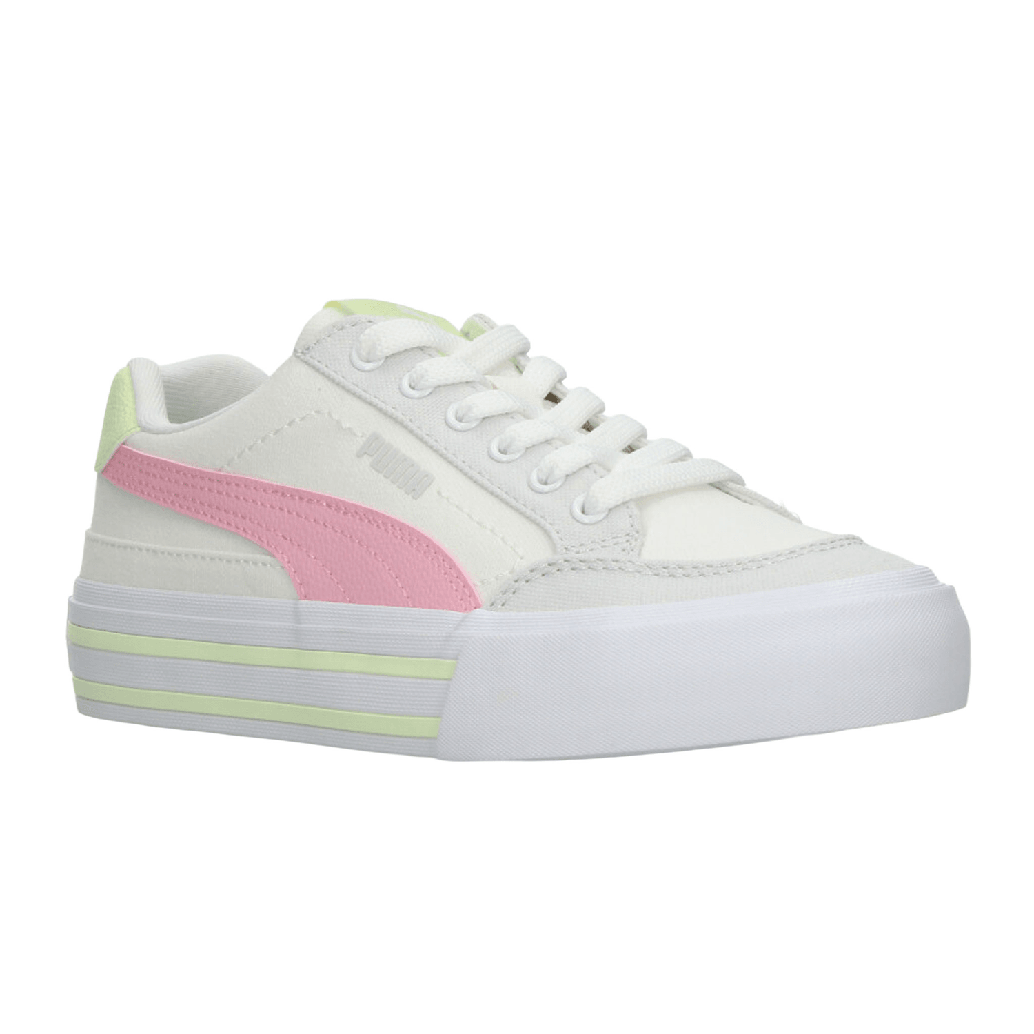 Tenis Puma Court Classic Niña Off White Casual Infantil T22-26 — imagen 3