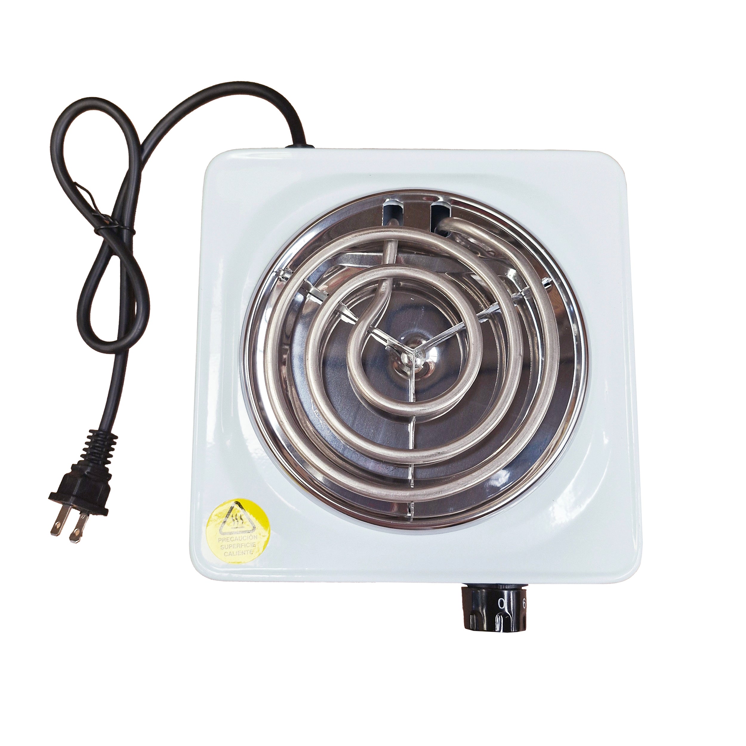 Parrilla Eléctrica 1 Quemador con Termostato Color Blanco Timco PE-01 — imagen 4