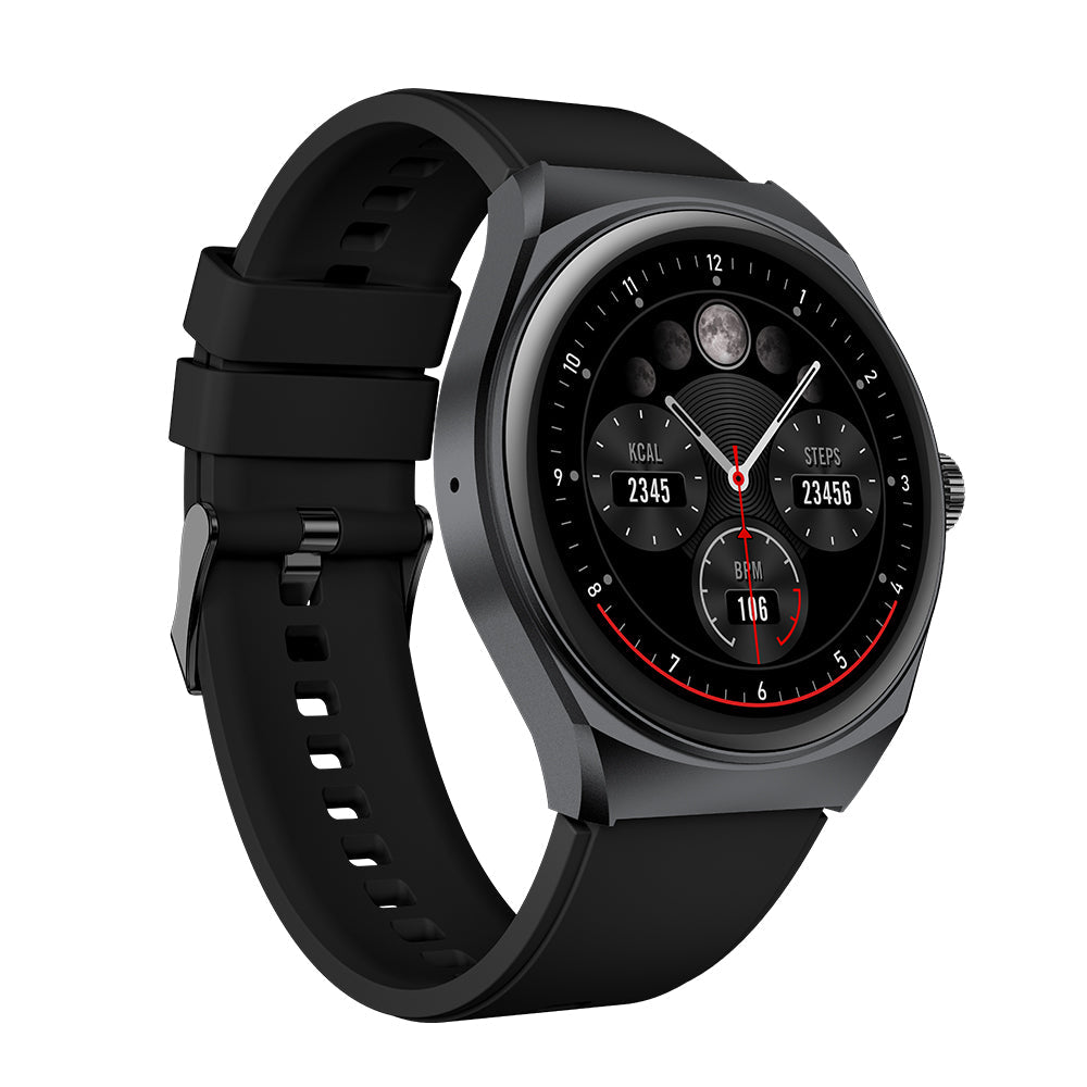 Smartwatch Reloj Kronos Trek STF Pantalla 1.38" Resistencia al agua IP67 Negro — imagen 8