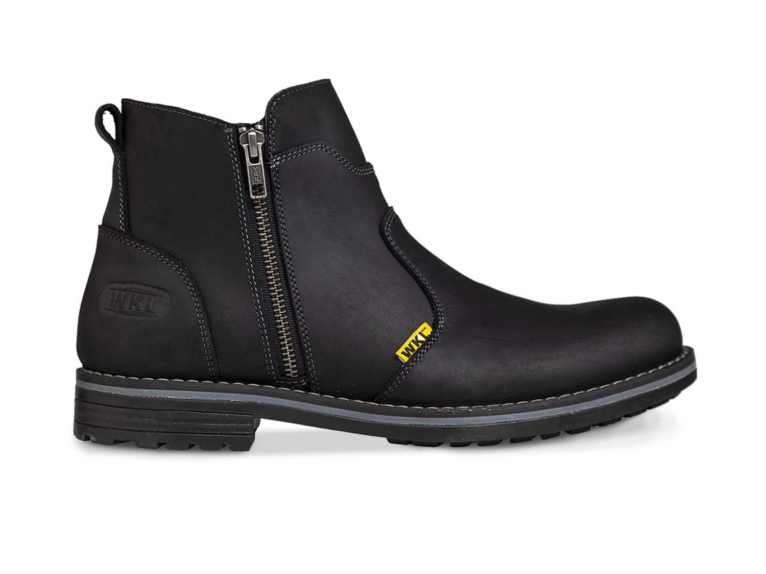 Bota hombre botín casual urbano vaquero Workland 89719 negro — imagen 2