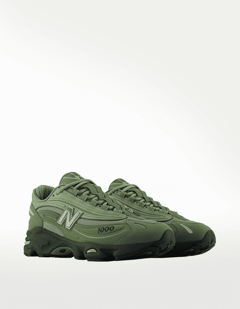 Tenis New Balance 1000 Verde - Hombre — imagen 3