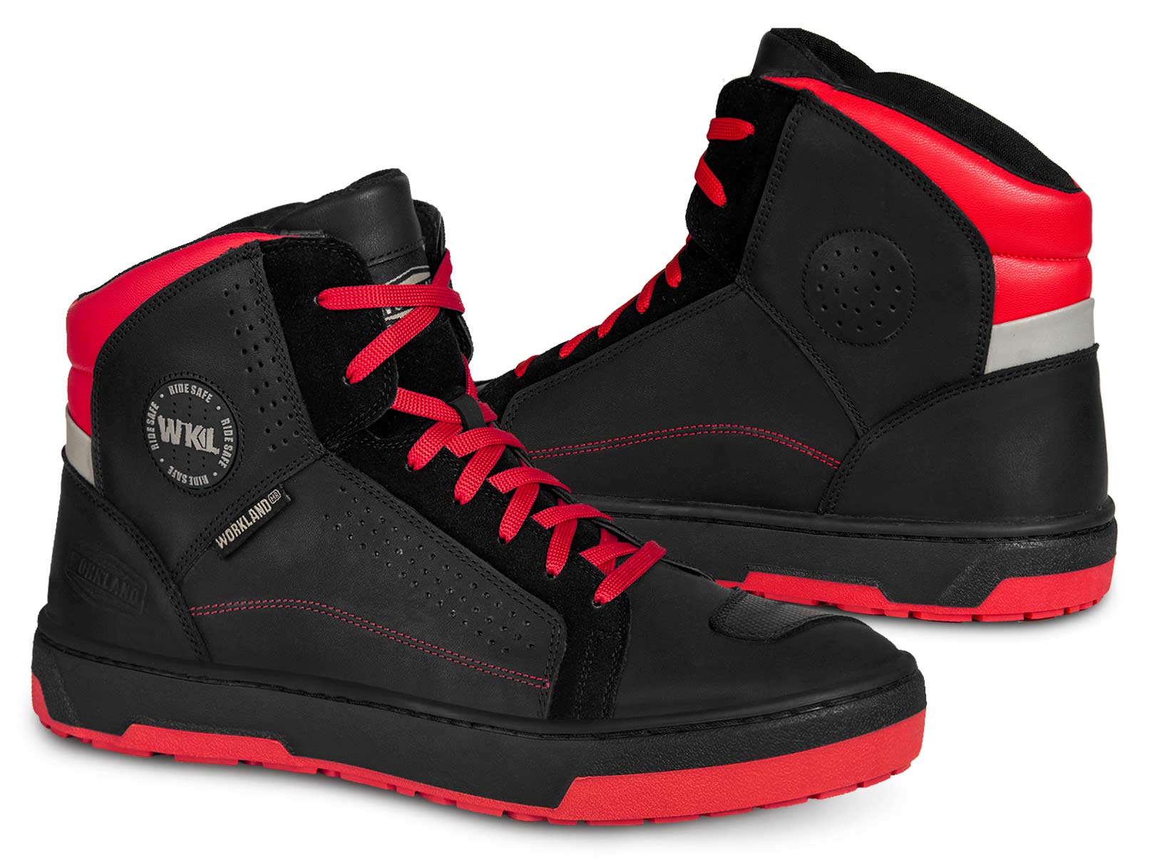 Tenis Motociclista Hombre Botin Moto Biker Wkl 80202 NR — imagen 11