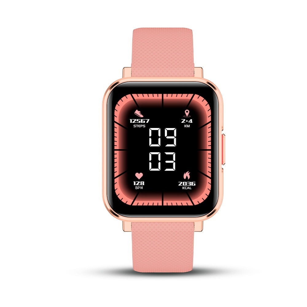 Smartwatch Reloj Kronos Optimum STF Pantalla 1.85"Resistencia al agua IP67 Rosa — imagen 2