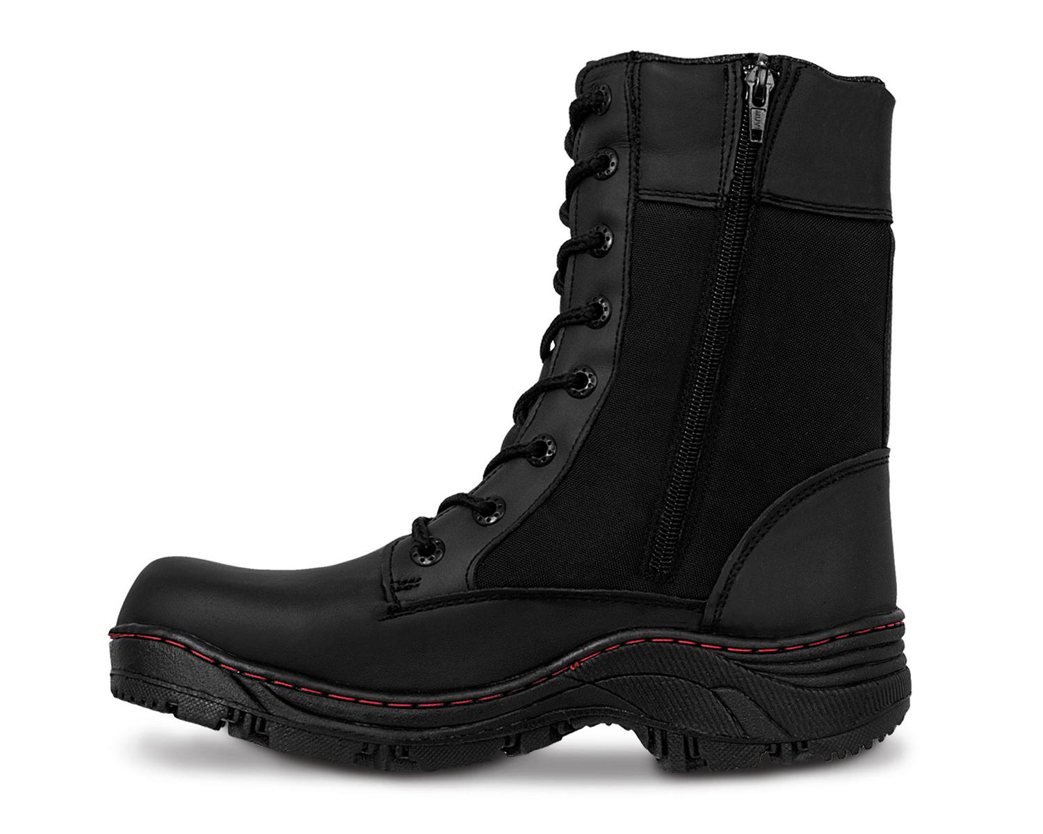 Botas industriales tacticas Piel hombre trabajo botin P813 — imagen 5