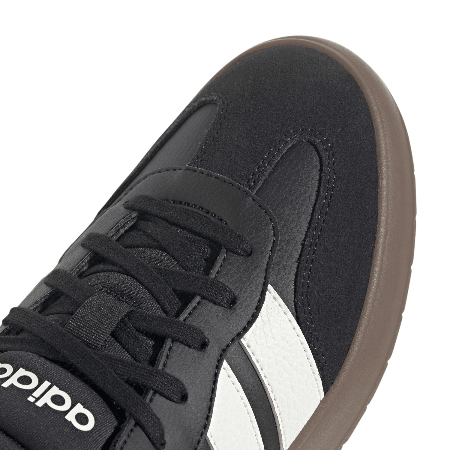 Tenis Adidas Barreda Hombre Negro Casual Cintas Caballero — imagen 6