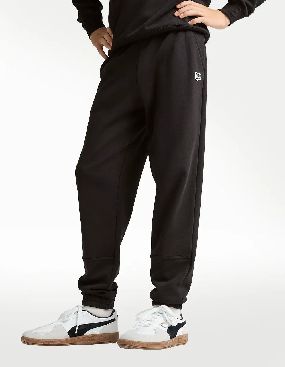 Pants Puma Downtown Negro - Niño — imagen 2