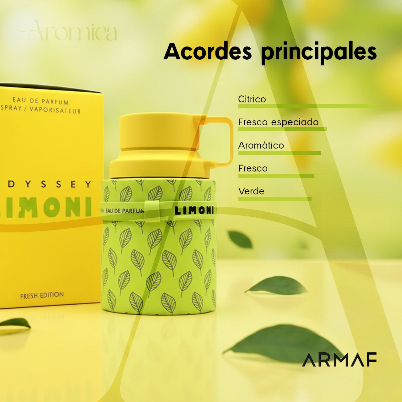 Perfume Árabe Armaf Limoni Fresh Hombre 100ml EDP — imagen 4
