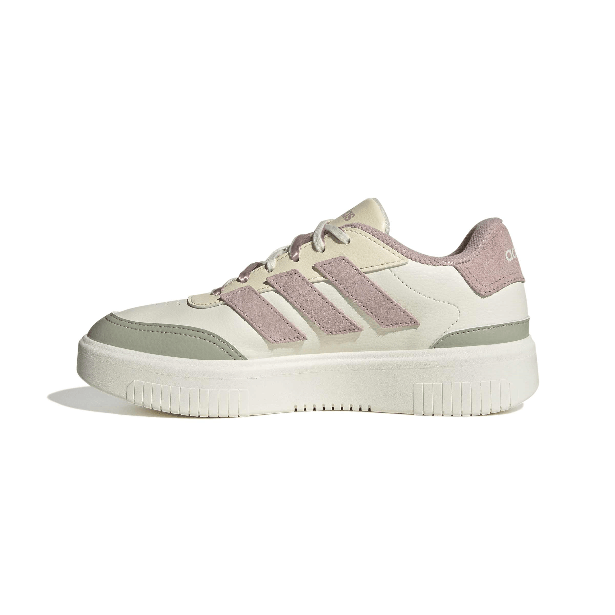 Tenis Adidas Courtblock Bold Dama Casual Hueso Mujer — imagen 12