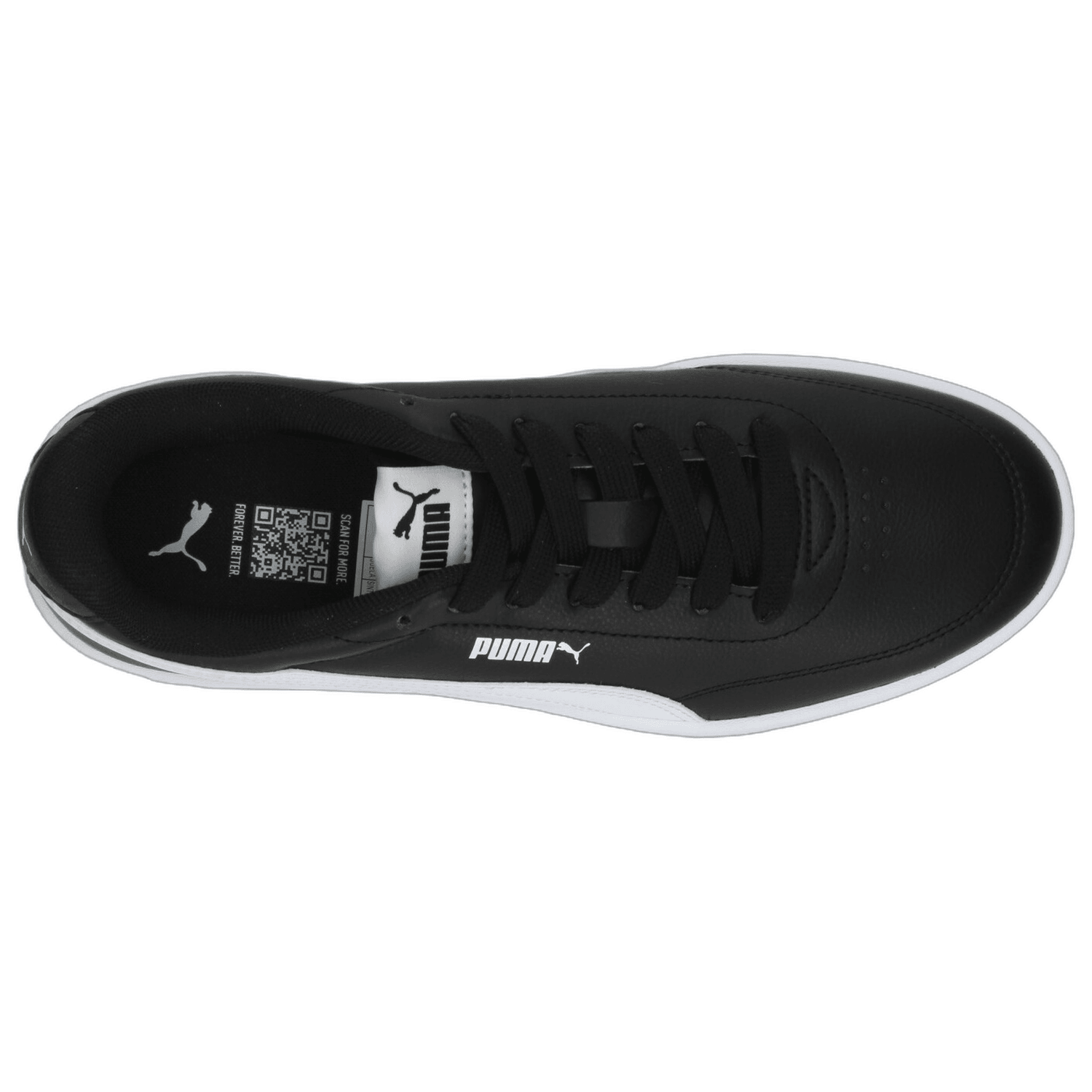 Tenis Puma Court Classic Clean Hombre Casual Negro Caballero — imagen 8