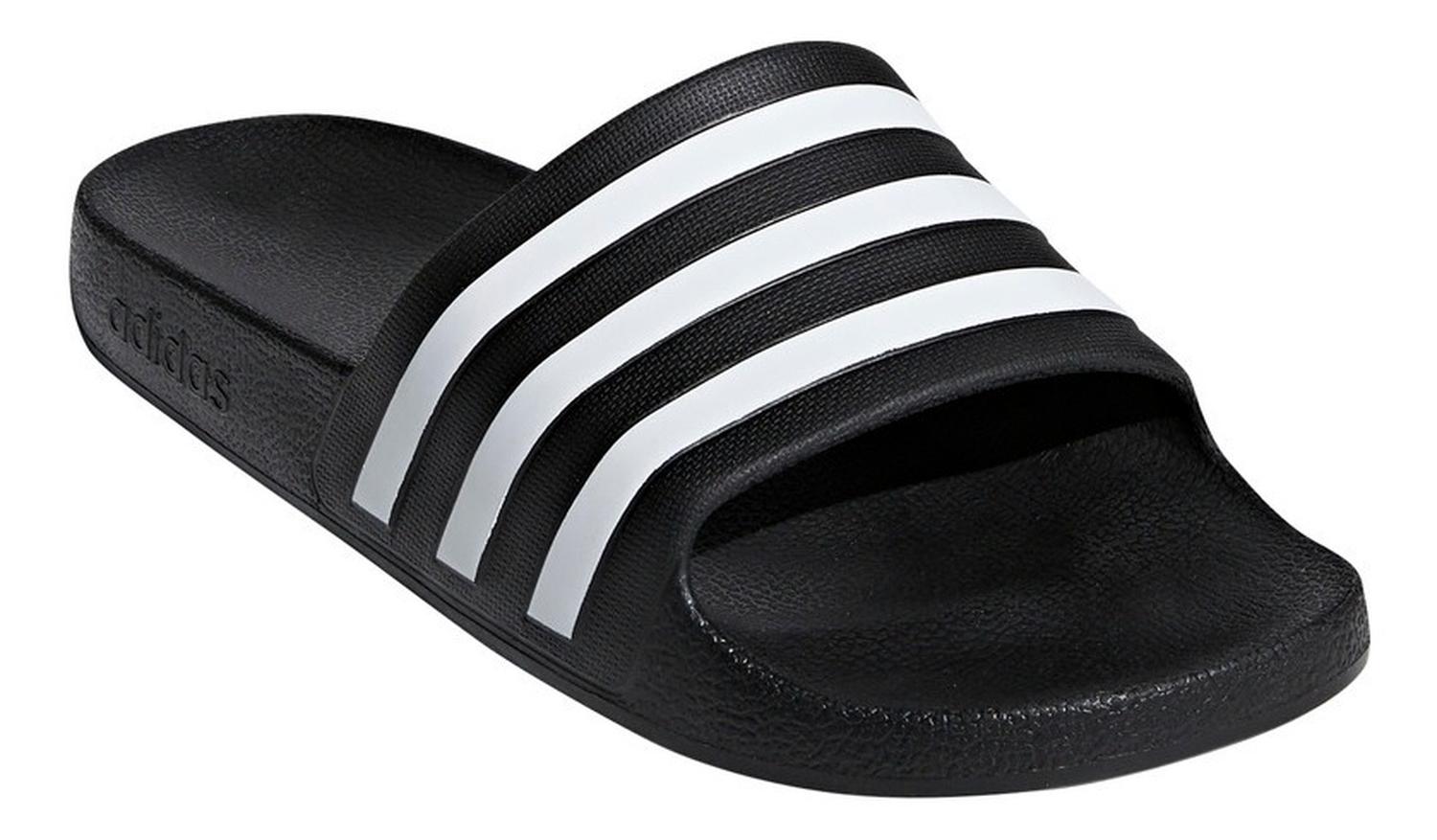 Sandalia adidas Adilette Aqua Hombre Casual Negro Caballero — imagen 2