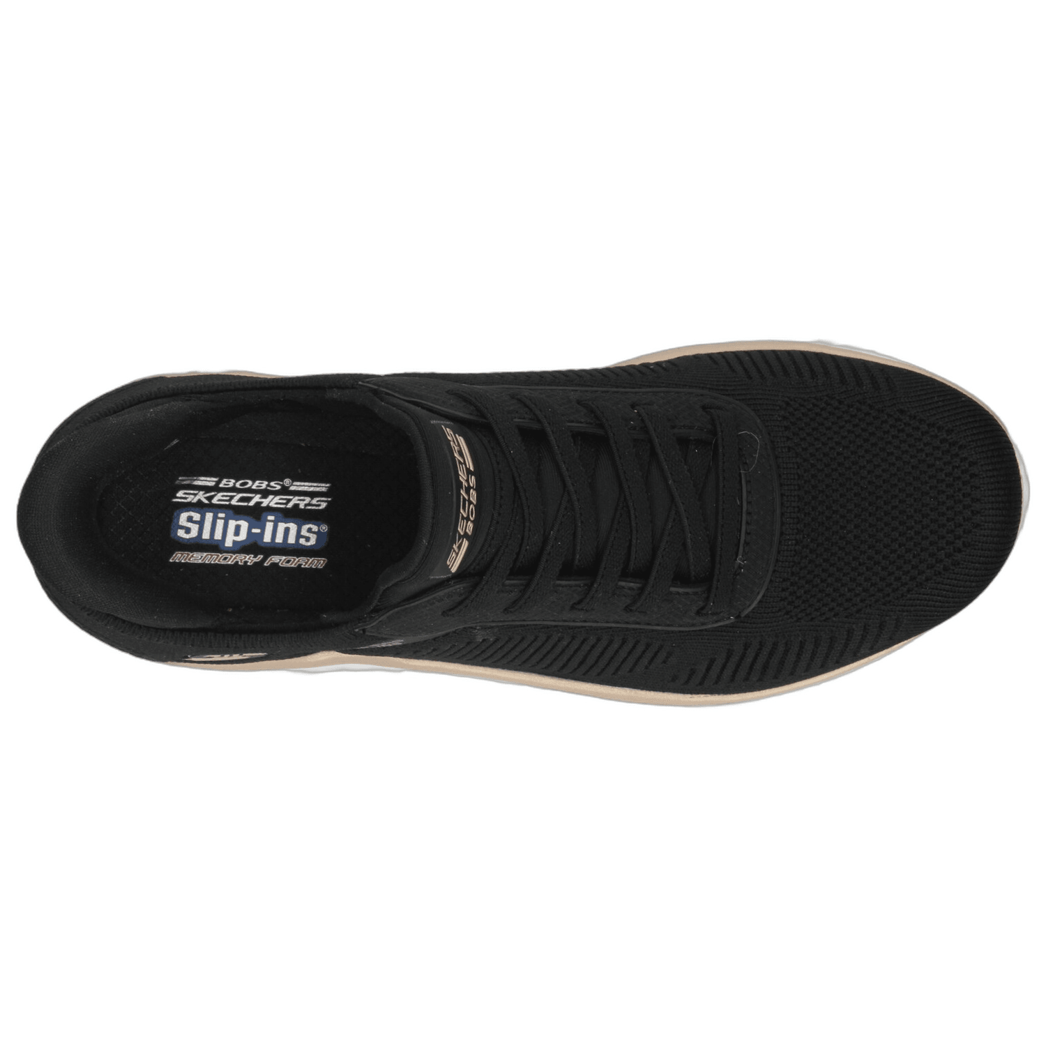 Tenis Skechers Bobs Slip-Ins Dama Negro Deportivo Mujer — imagen 9