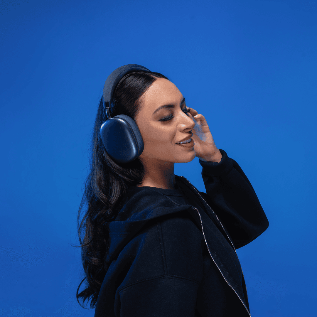 Audifonos Inalambricos On Ear STF Cherry 20 Hrs Azul — imagen 7