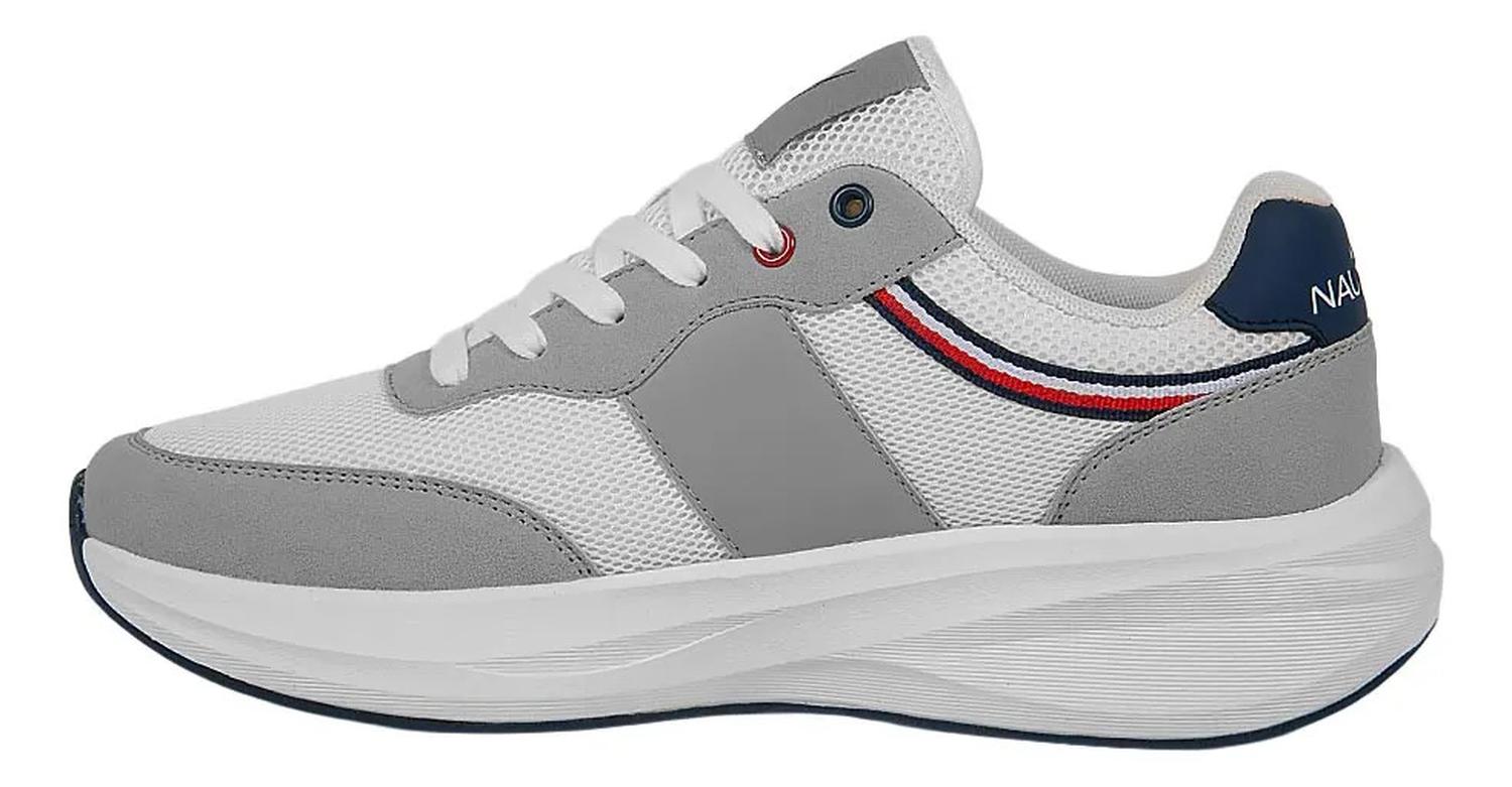 Tenis Nautica Caballero Confort Franjas Tricolor 1269668 — imagen 5
