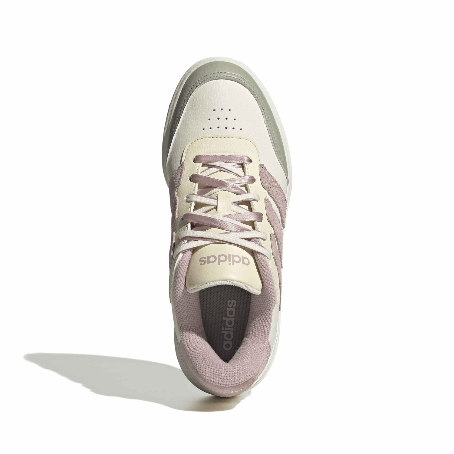 Tenis Adidas Courtblock Bold Dama Casual Hueso Mujer — imagen 7