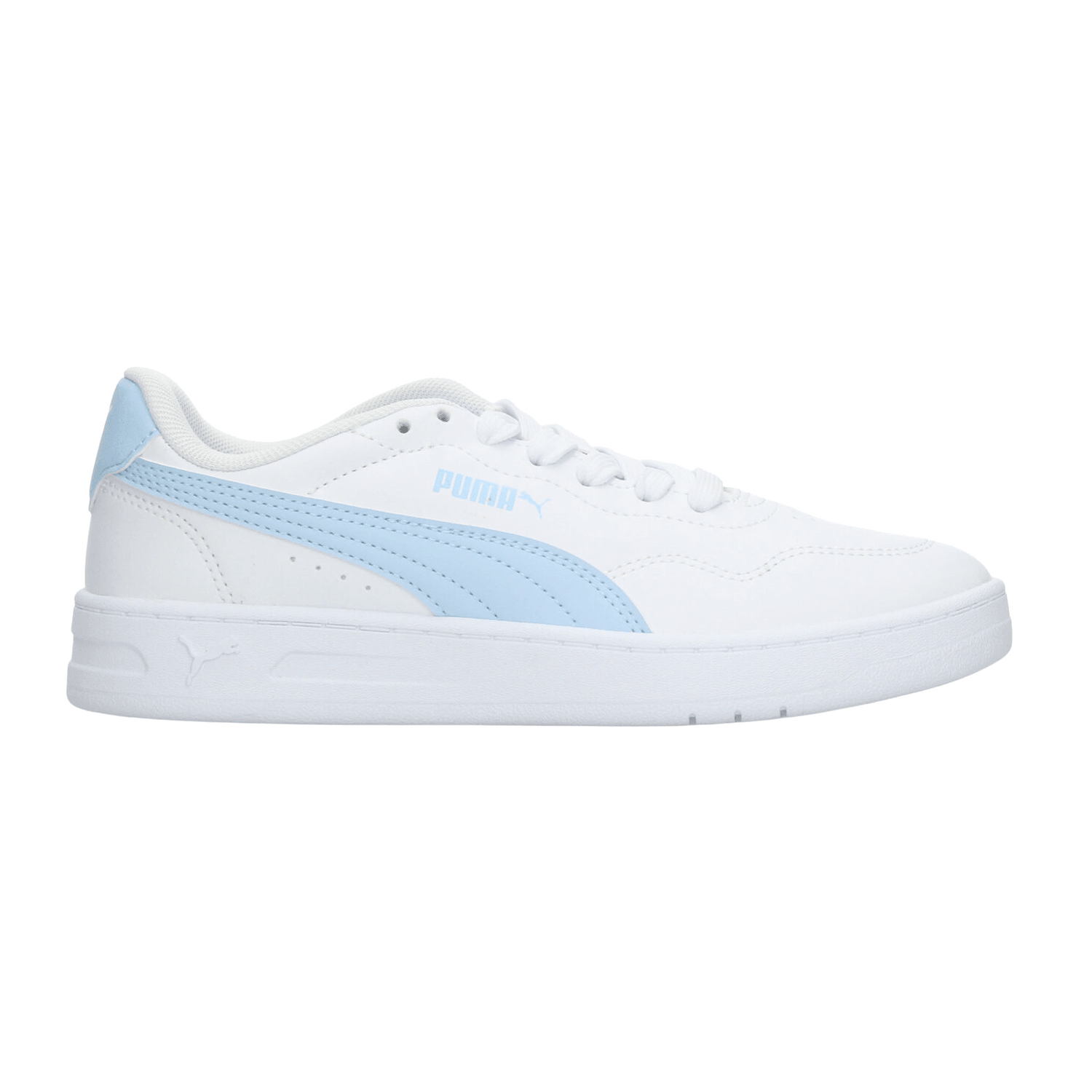 Tenis Puma Court Lally Dama Blanco Casual Cintas Mujer — imagen 2