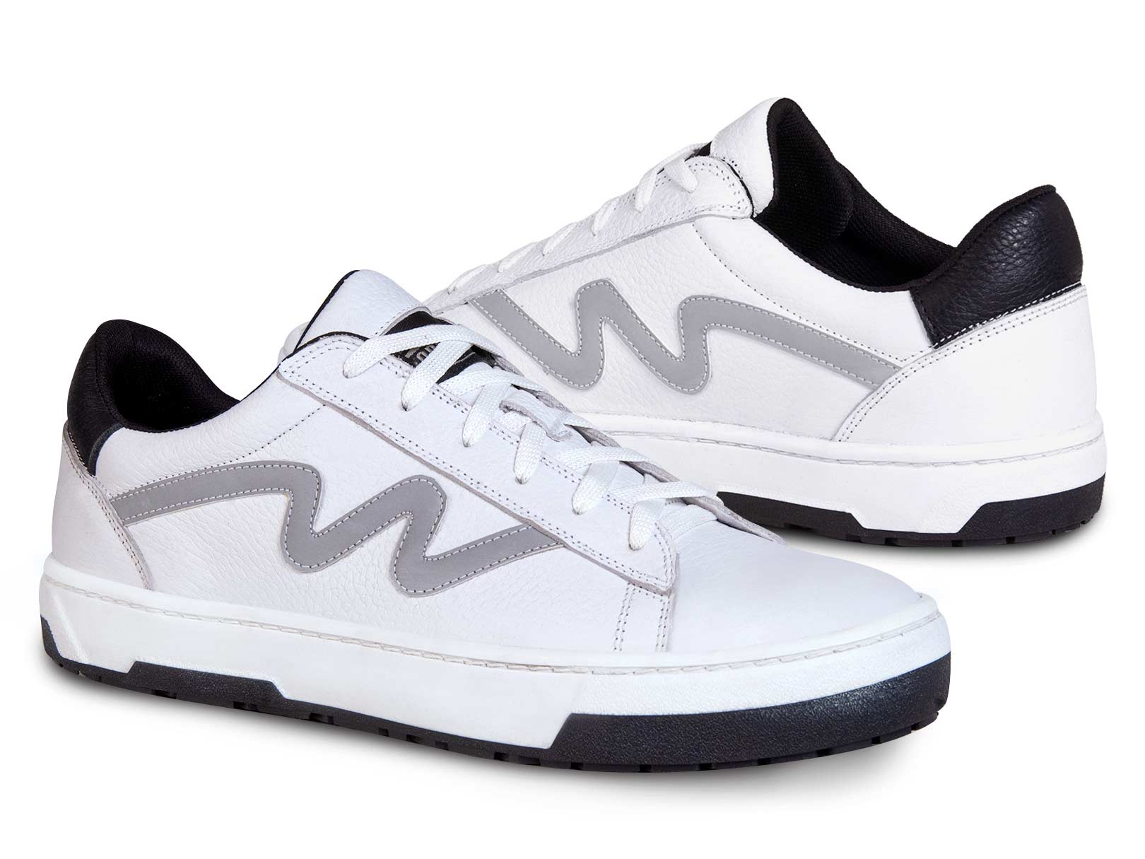 Tenis Bota Motociclista Hombre Moto Biker Wkl 80204 Blanco — imagen 10
