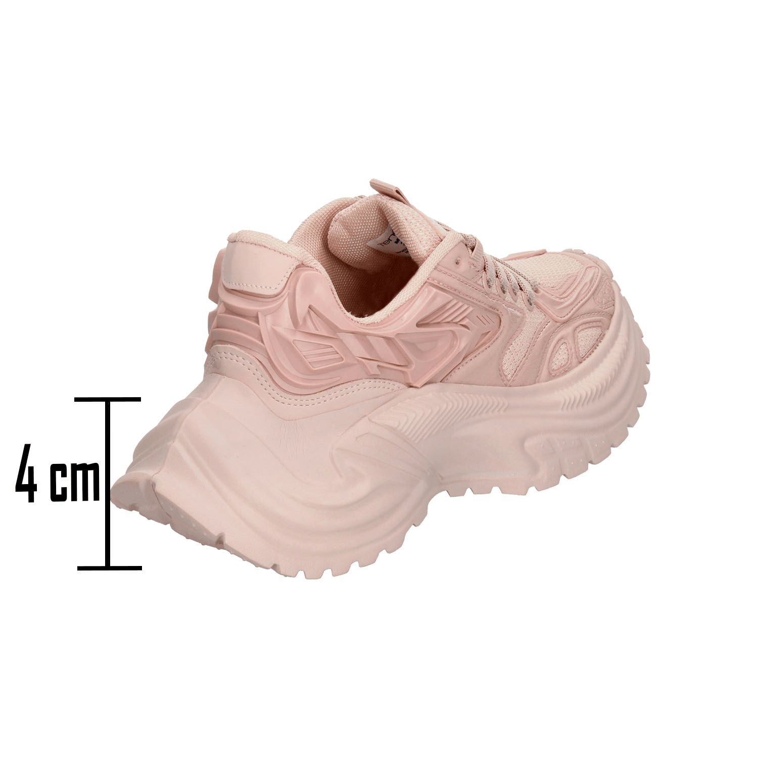 Tenis Ten Colors Dama Rosa Casual Plataforma Para Mujer — imagen 4