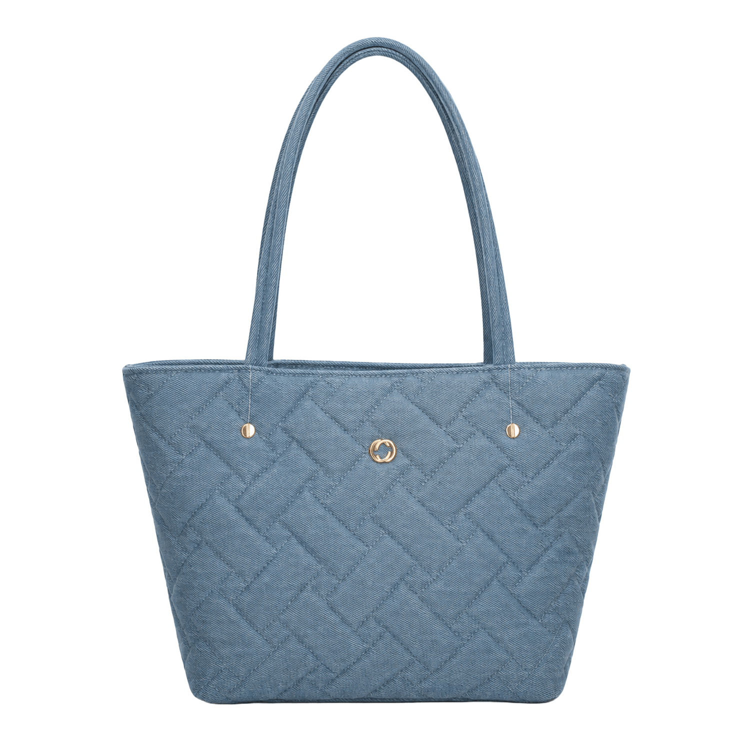 Bolsa Ferretina Dama Azul Mezclilla Casual Amplia Mujer — imagen 2