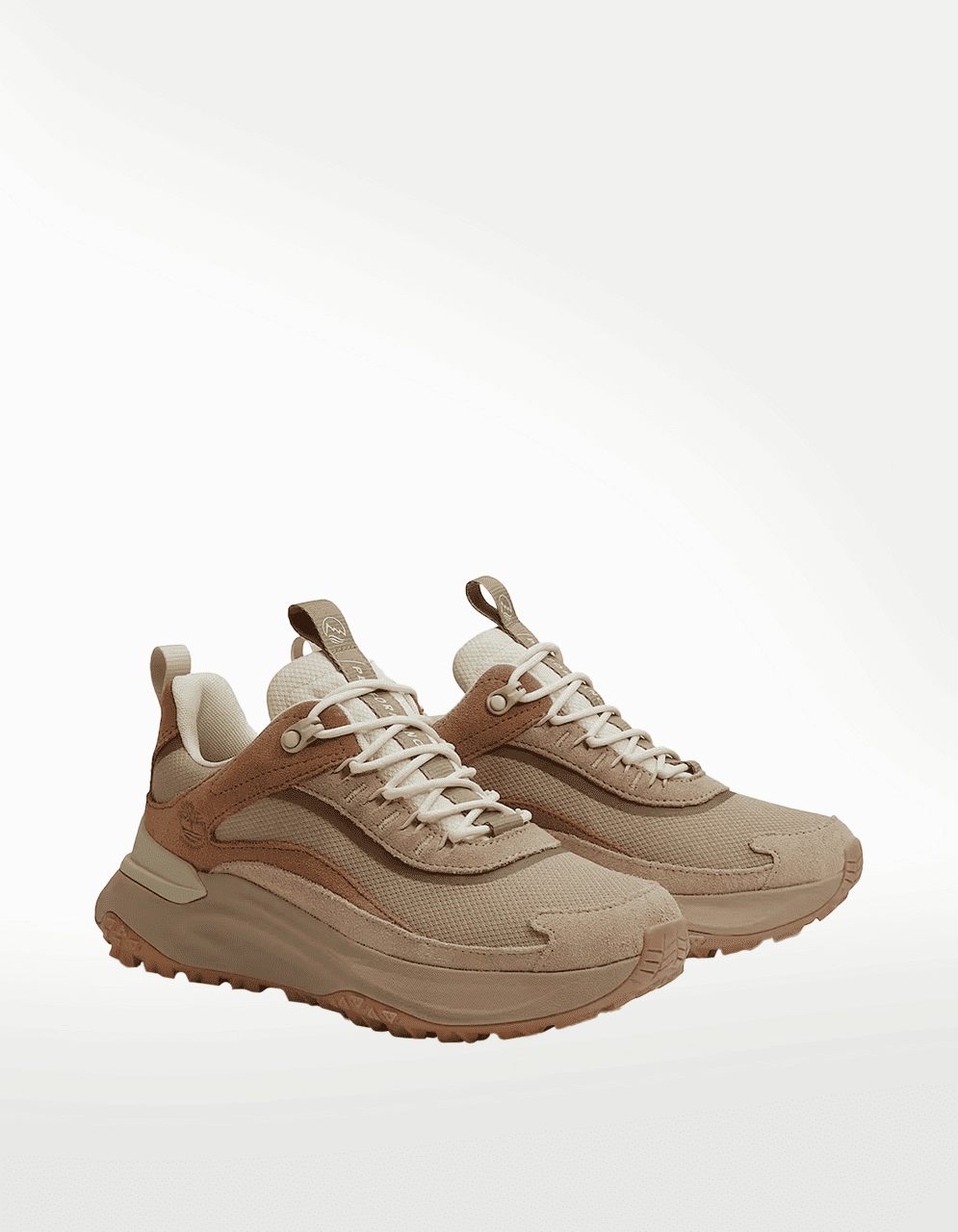 Tenis Timberland Low Lace Up Waterproof Beige - Mujer — imagen 6