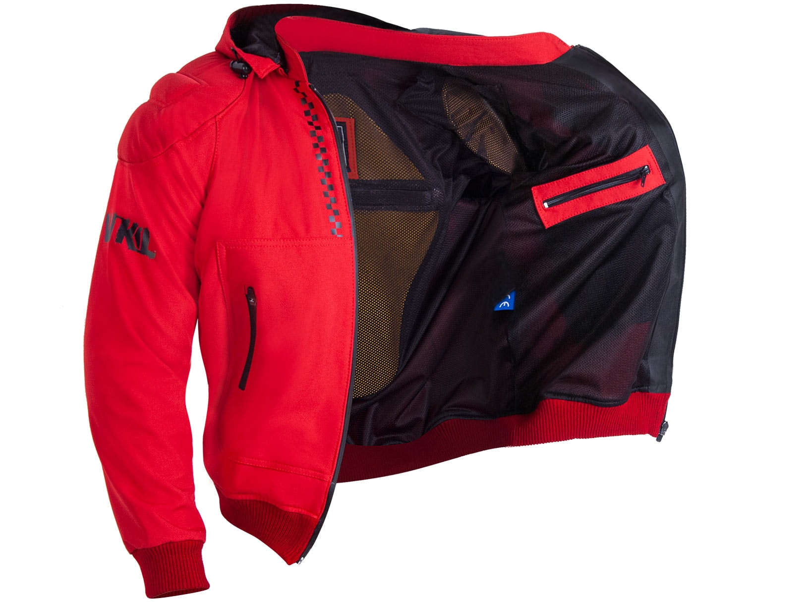 Chamarra Moto Hombre Impermeable Biker Protecciones Wkl 41R — imagen 10