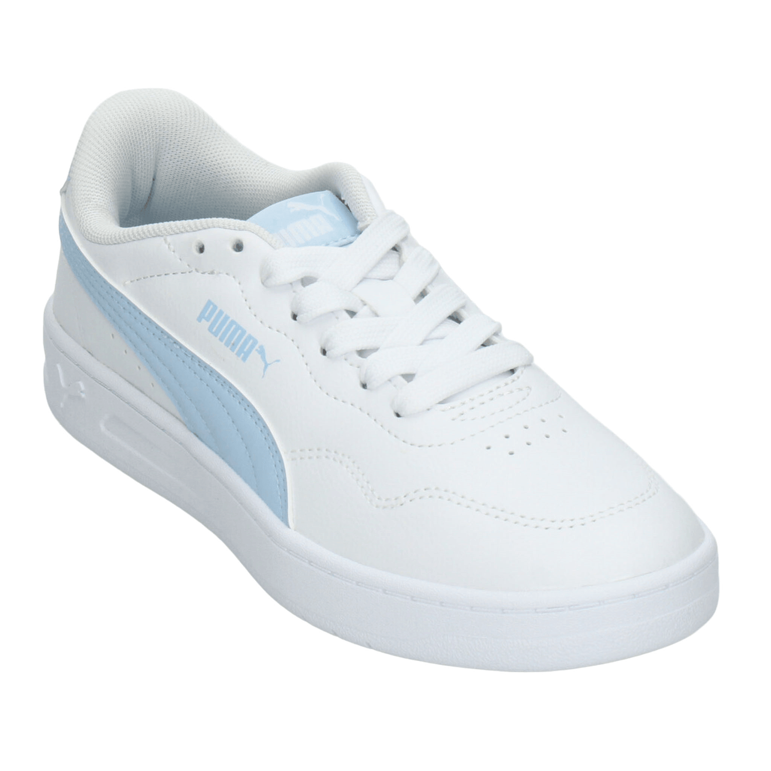 Tenis Puma Court Lally Dama Casual Cintas Blanco Mujer — imagen 4