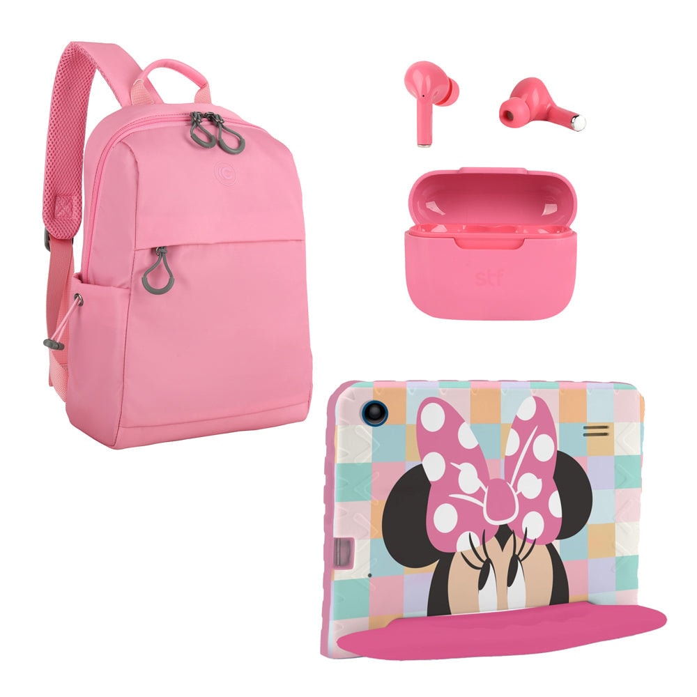 Kit Tablet Minnie 8" pulgadas + Crossbody +Audífonos TWS Multi — imagen 2