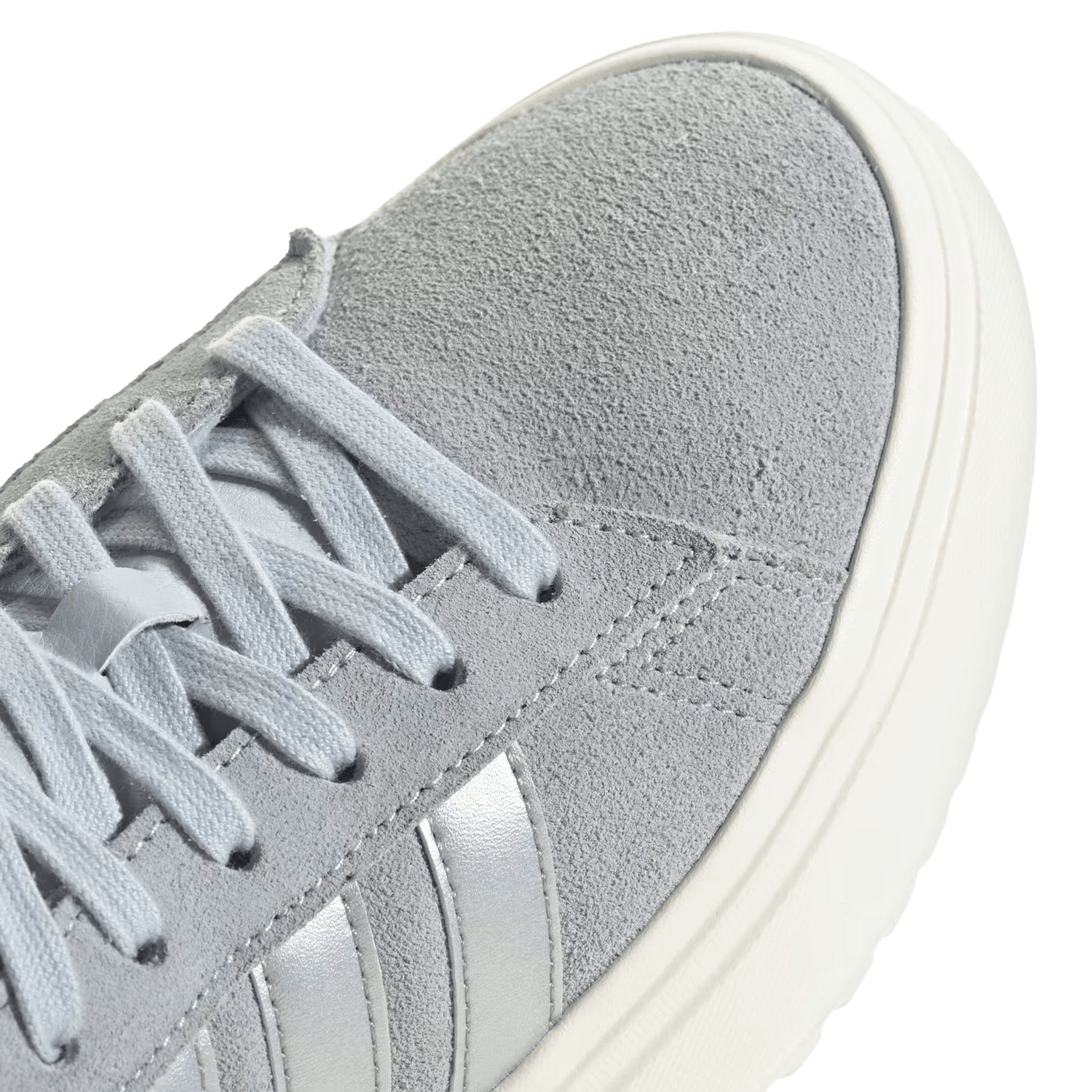 Tenis Adidas Grand Court Platform Dama Gris Casual Para Mujer — imagen 6
