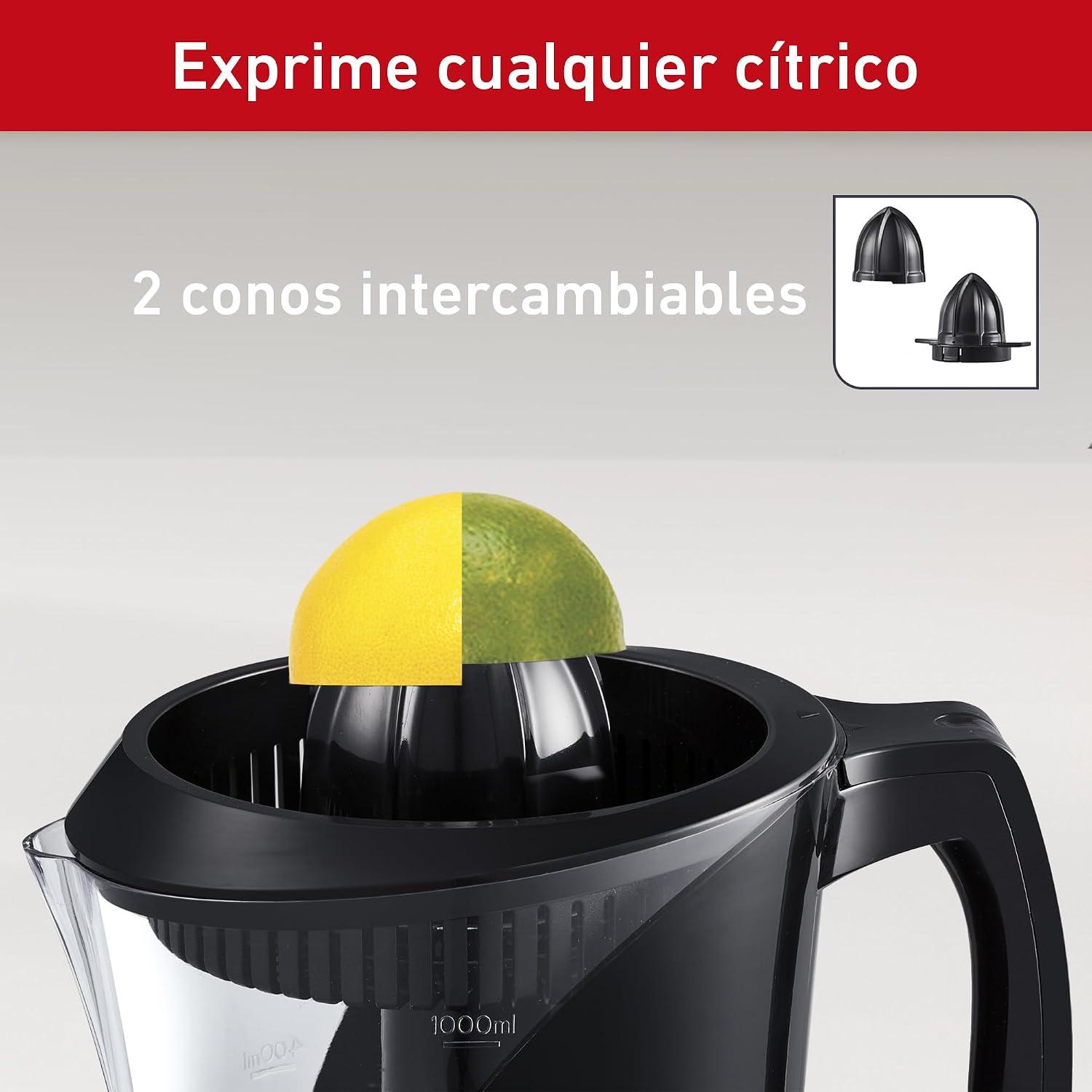 Exprimidor de Cítricos T-Fal ZP200855 1 L 40 W Negro — imagen 6