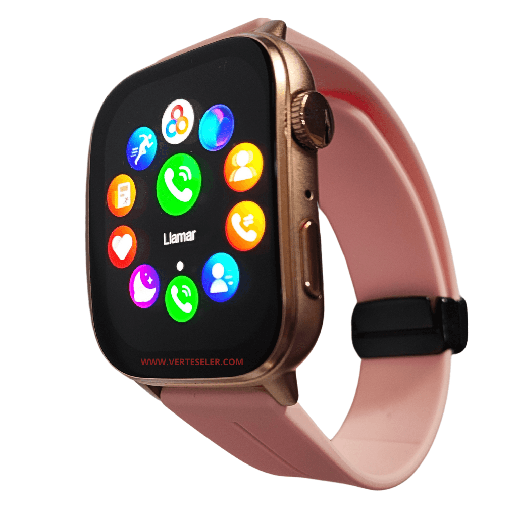 G-Tide S6 Pro Smartwatch – Innovación, llamada, notificaciones, correas metálicas,deportes,salud.Dorado. — imagen 7