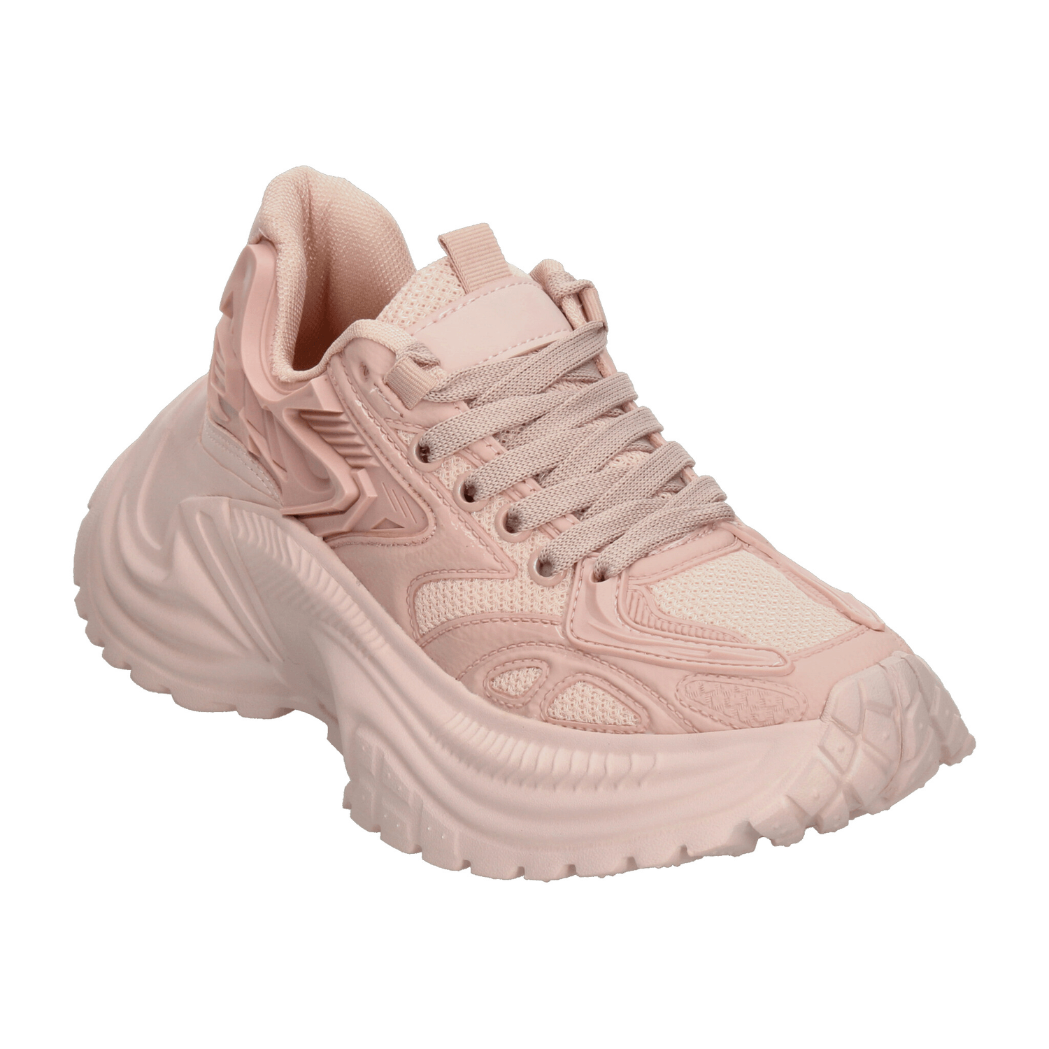 Tenis Ten Colors Dama Rosa Casual Plataforma Para Mujer — imagen 5