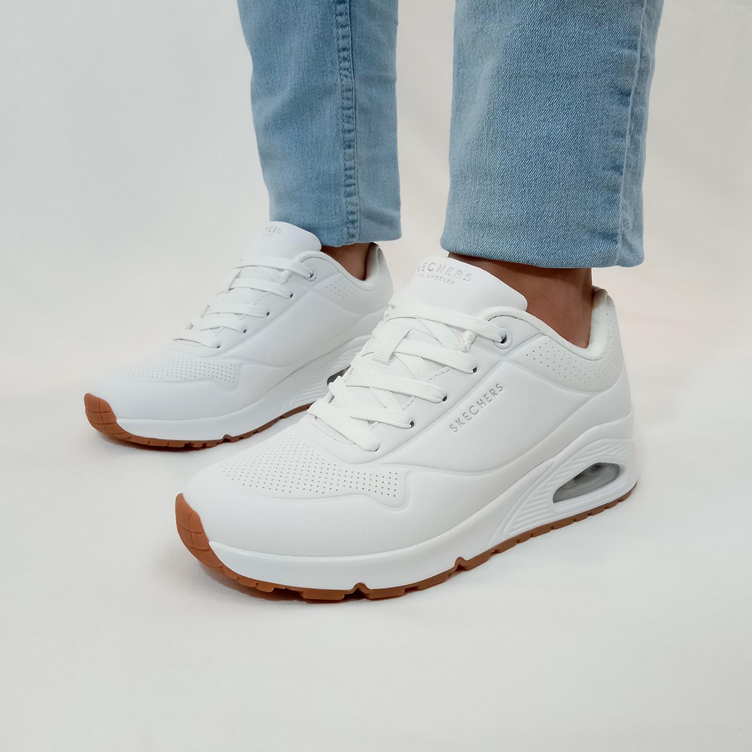 Tenis Skechers Street Uno Dama Blanco Para Mujer — imagen 3