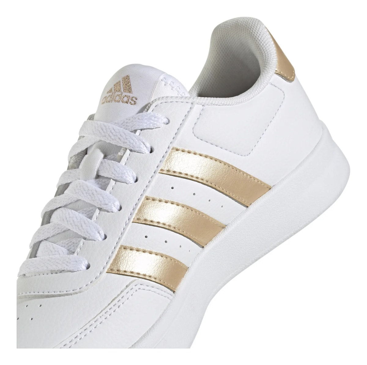Tenis adidas Breaknet 2.0 Dama Casual Blanco Con Dorado Mujer — imagen 12