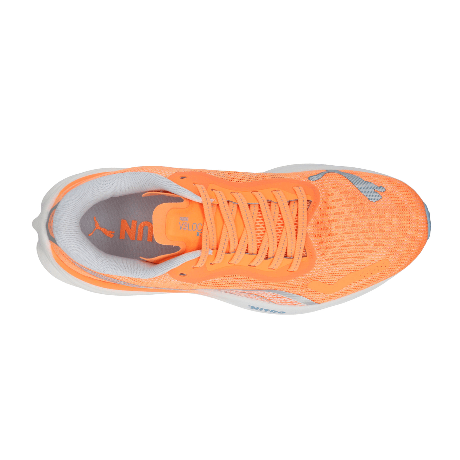 Tenis Puma Velocity Nitro 3 Dama Naranja Running Para Mujer — imagen 8
