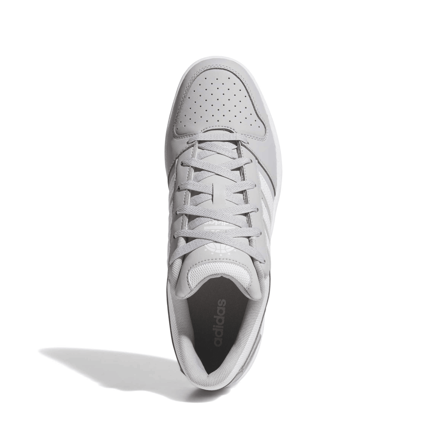 Tenis Adidas Hoops Classic Hombre Casual Gris Caballero — imagen 7