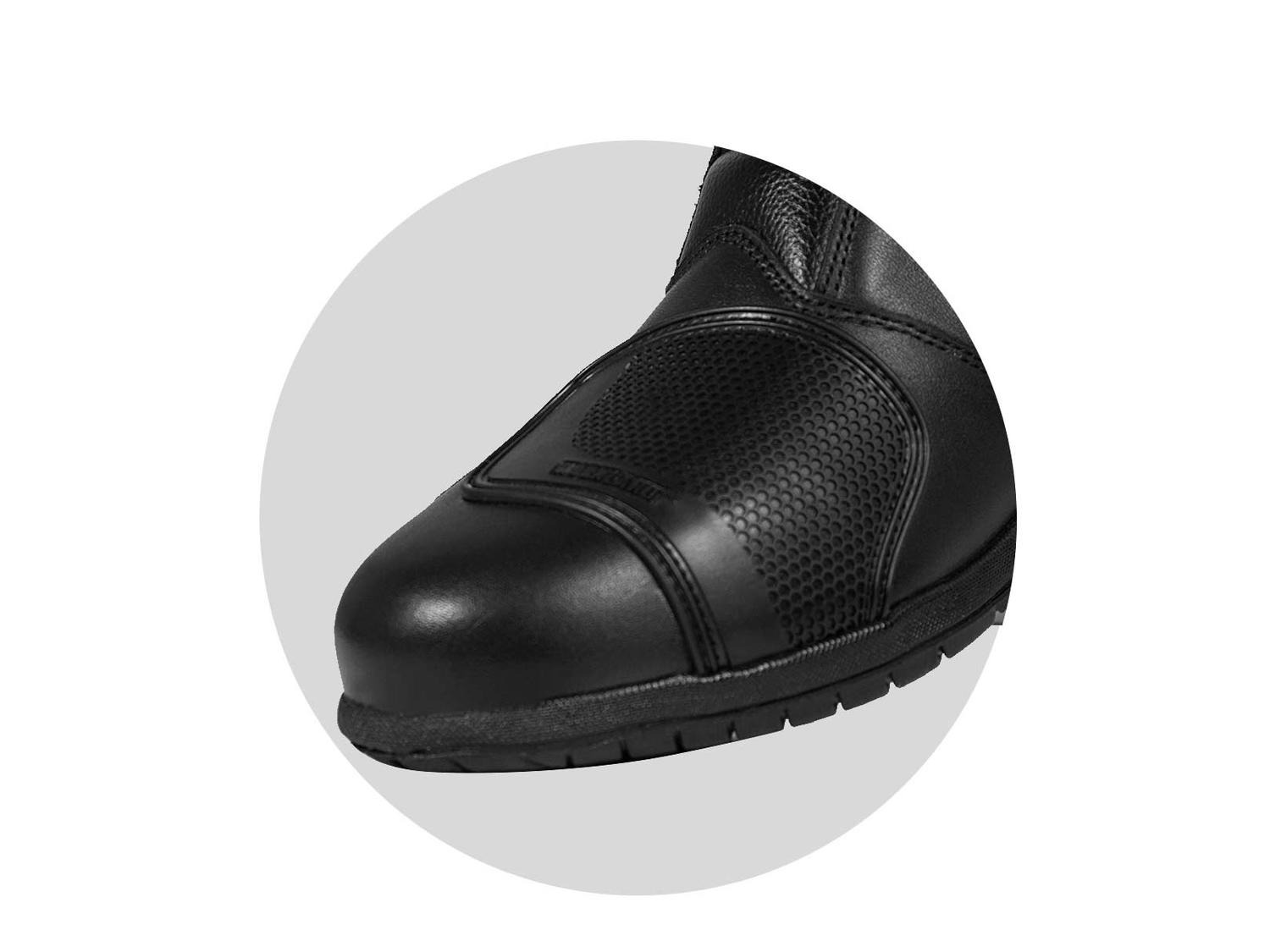 Botas hombre motociclista biker touring WKL 80020 Negro — imagen 8