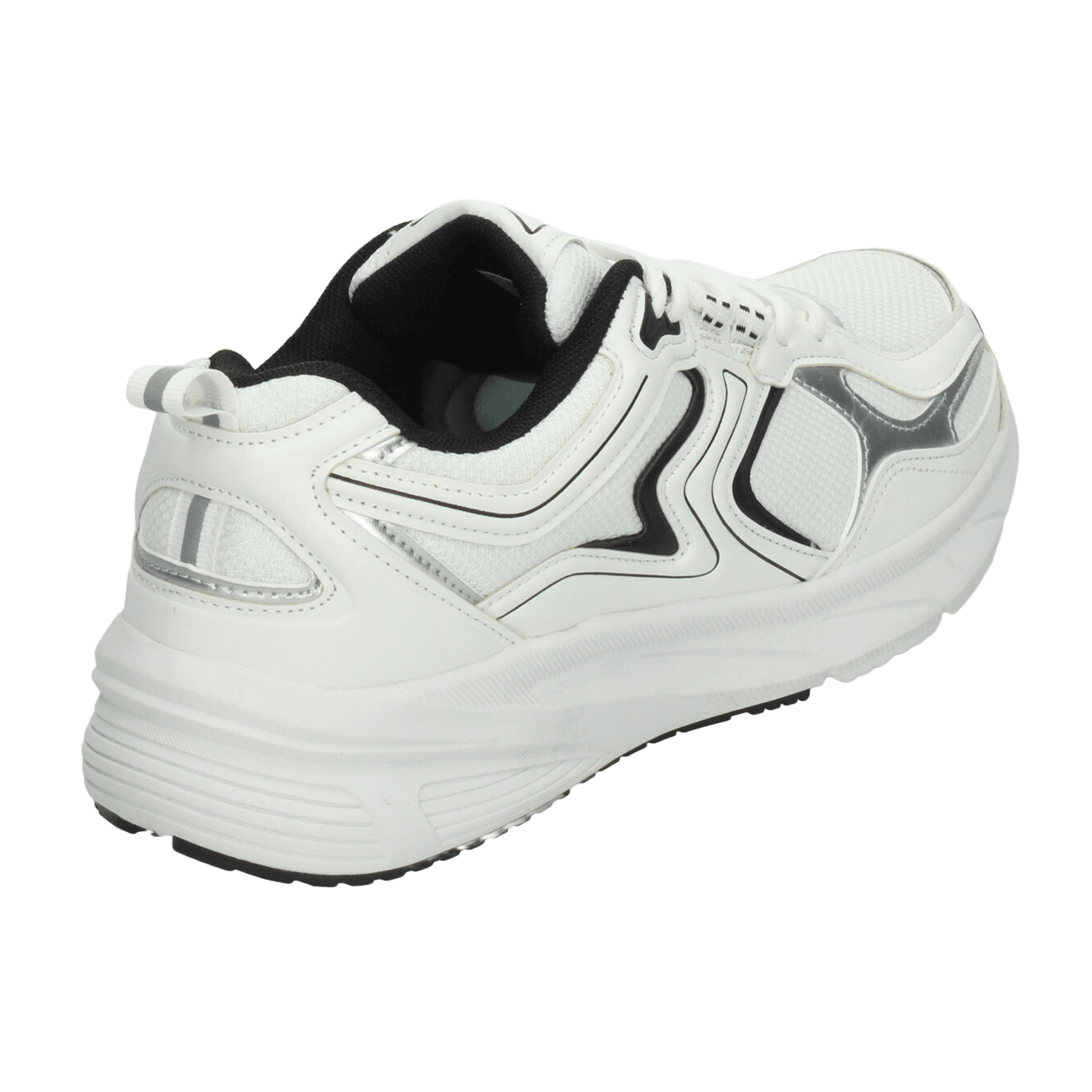 Tenis Ozono Hombre Casual Cintas Plataforma Blanco Caballero — imagen 3