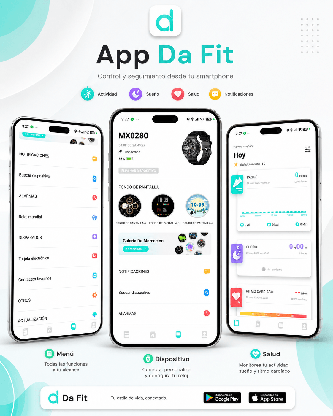 Smartwatch Bluetooth IP68 con Llamadas, Pantalla Táctil y Batería 5-7 Días — imagen 8
