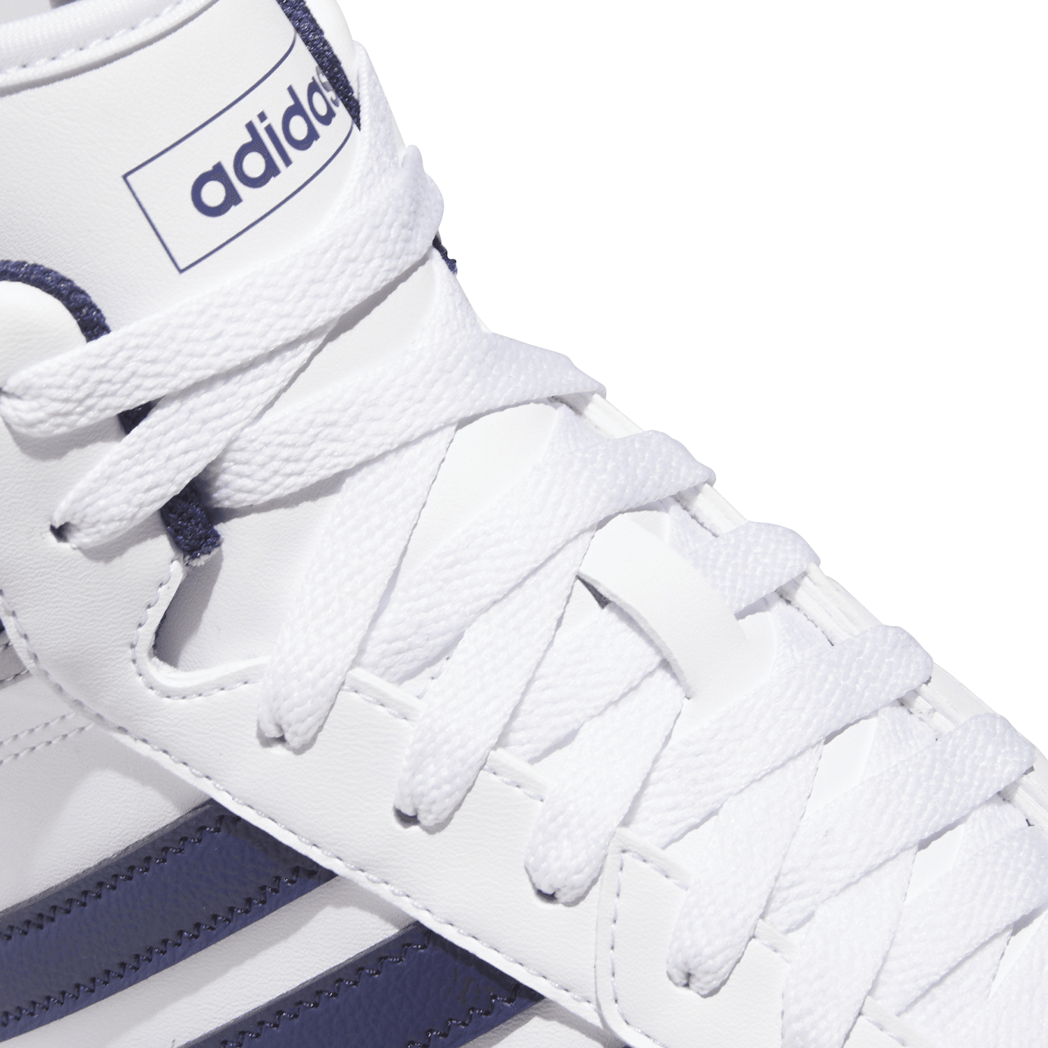 Tenis Hombre Adidas Hoops 4.0 Mid Blanco Casual Caballero — imagen 6