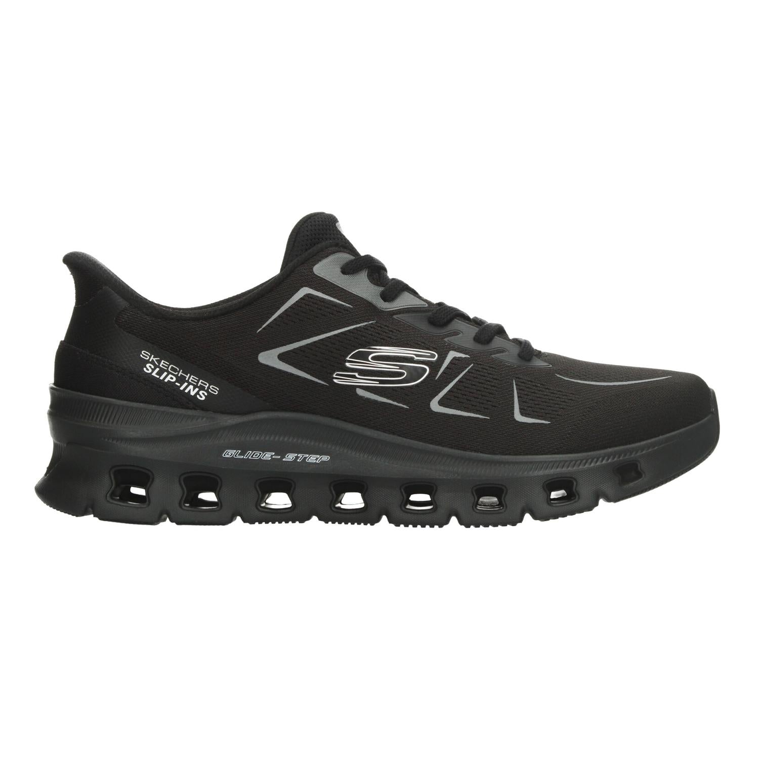 Tenis Hombre Skechers Glide-Step Negro Deportivo Caballero — imagen 2