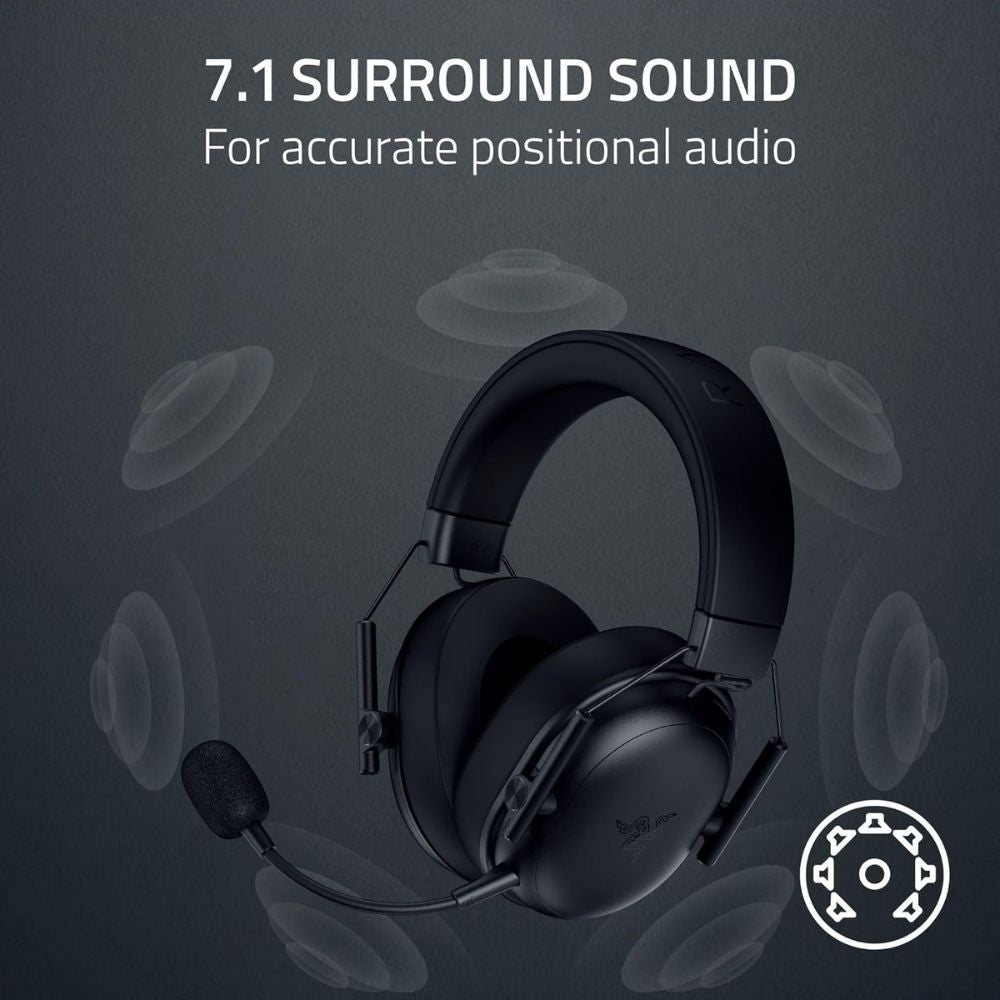 Audifonos Inalambricos Razer BlackShark V3 X HyperSpeed - Negro — imagen 6