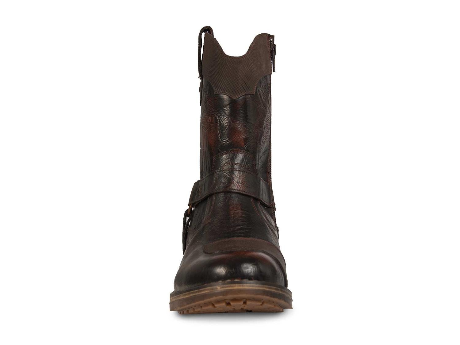 Bota hombre biker motociclista vaquera choper WKL 89740 Café — imagen 4