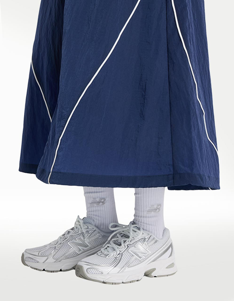 Falda New Balance Sport Legacy Azul - Mujer — imagen 5