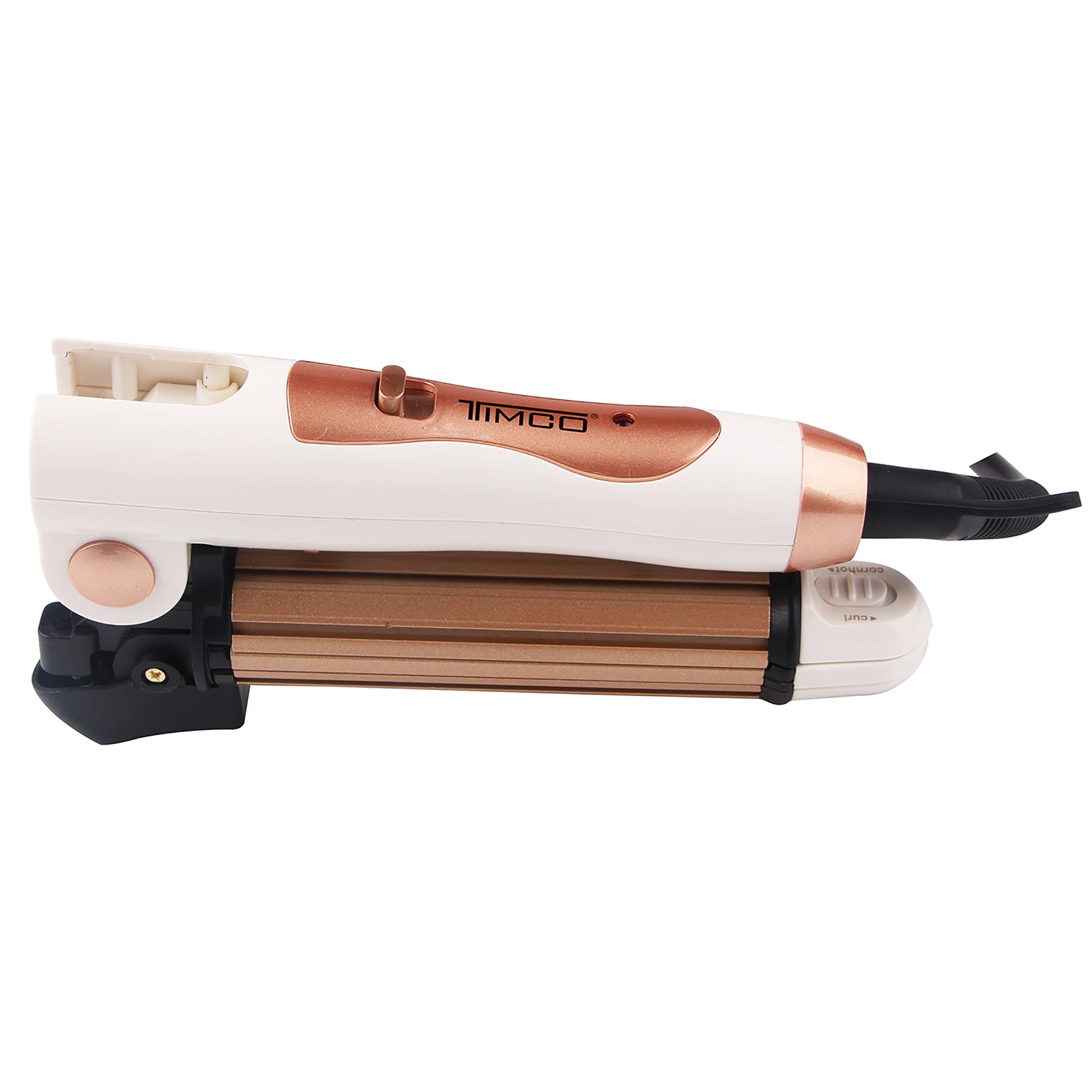 Tenaza Plegable 3 en 1 Rizadora Plancha Wafflera Ceramica Timco TP-3 — imagen 6