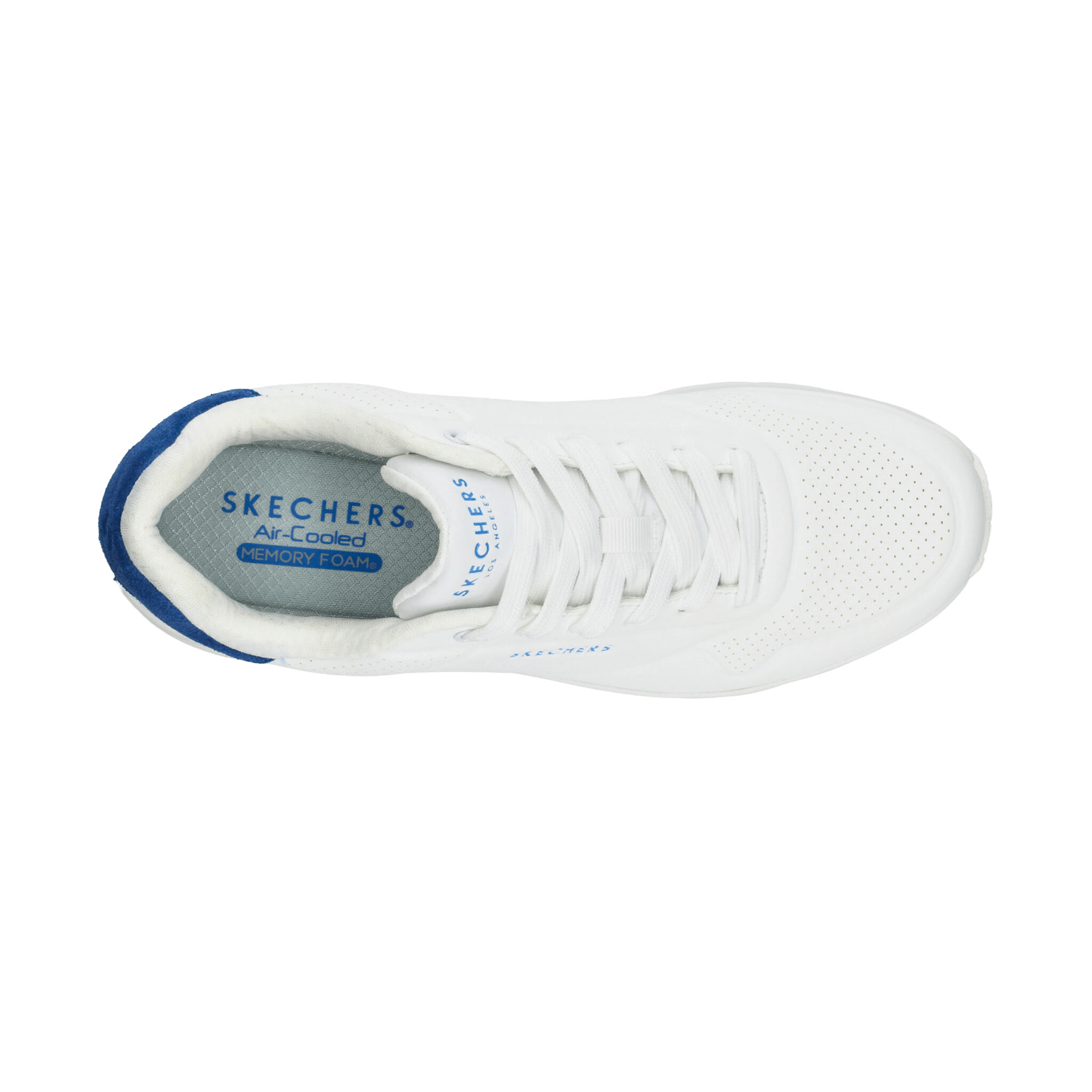 Tenis Skechers Hombre Blanco Deportivo Para Caballero — imagen 9