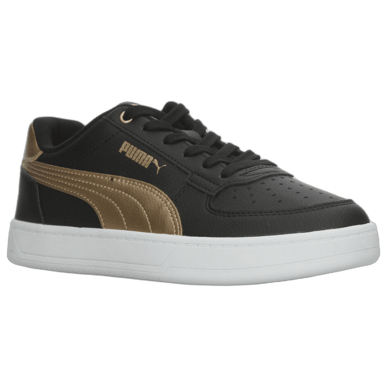 Tenis Dama Puma Caven 2.0 Negro Dorado Casual Mujer — imagen 3