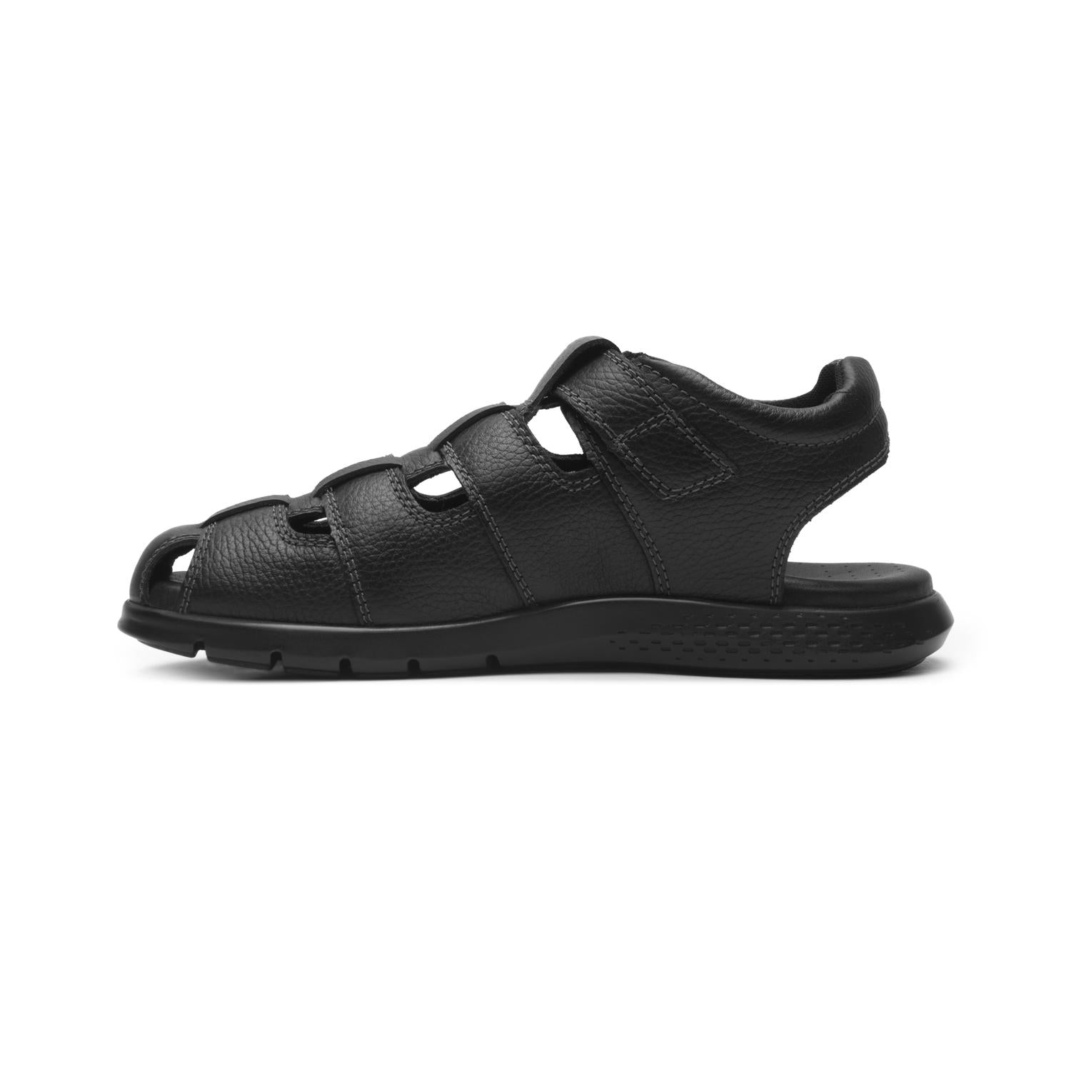 Sandalias Flexi Caballero Negro Casual Cerrada Cómoda Hombre — imagen 5